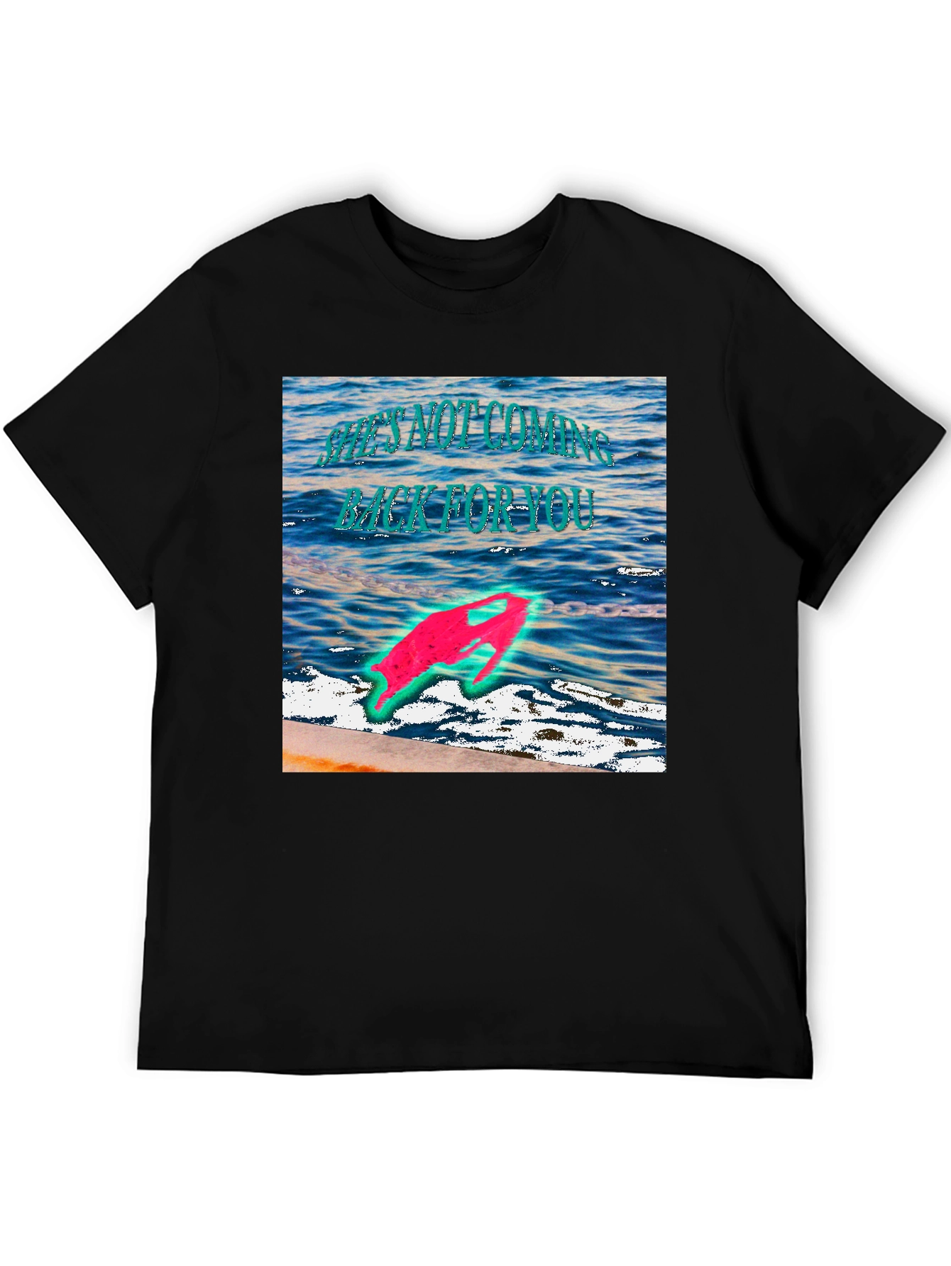 Ocean Graphic Print T-Shirt