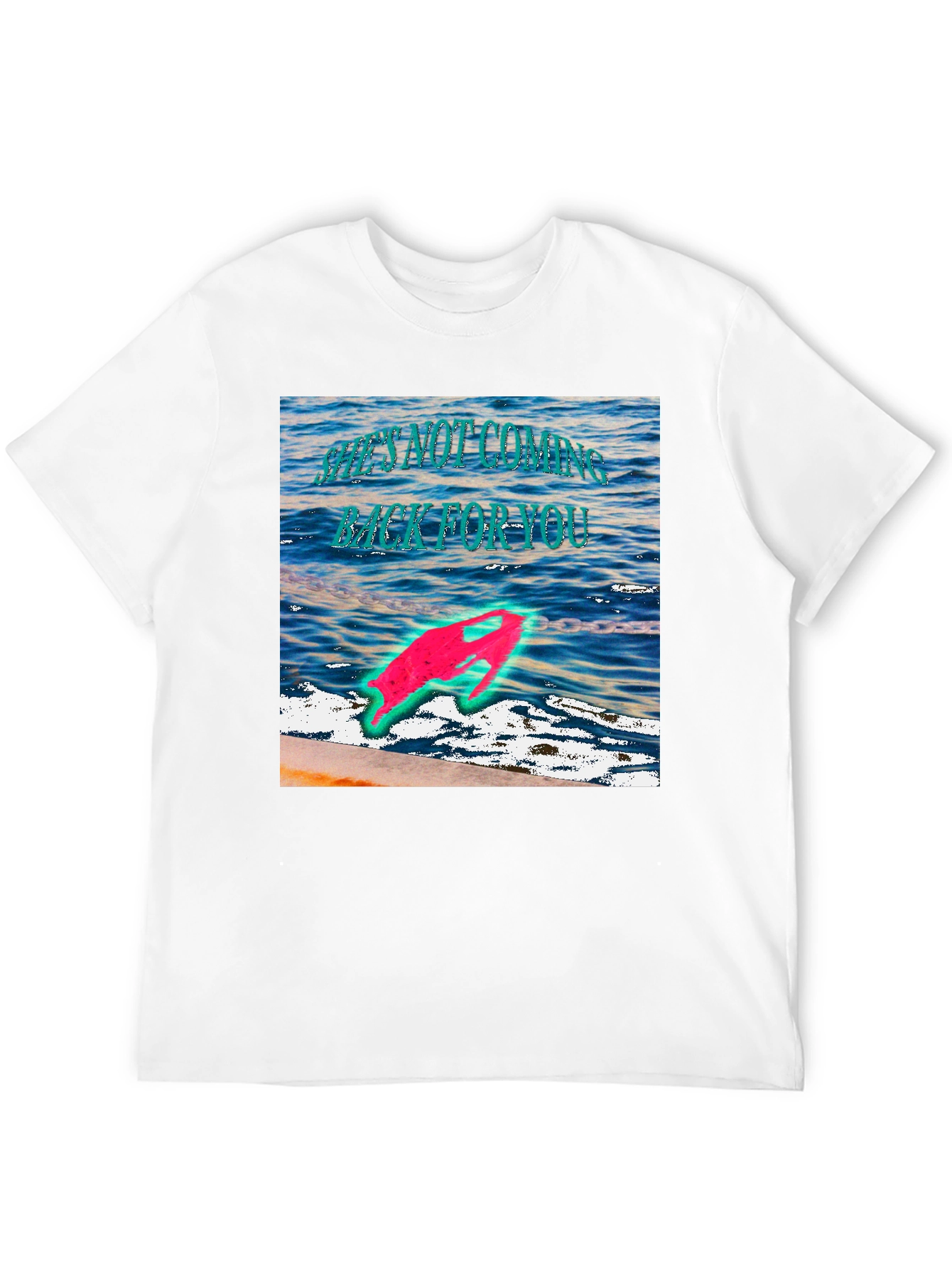 Ocean Graphic Print T-Shirt