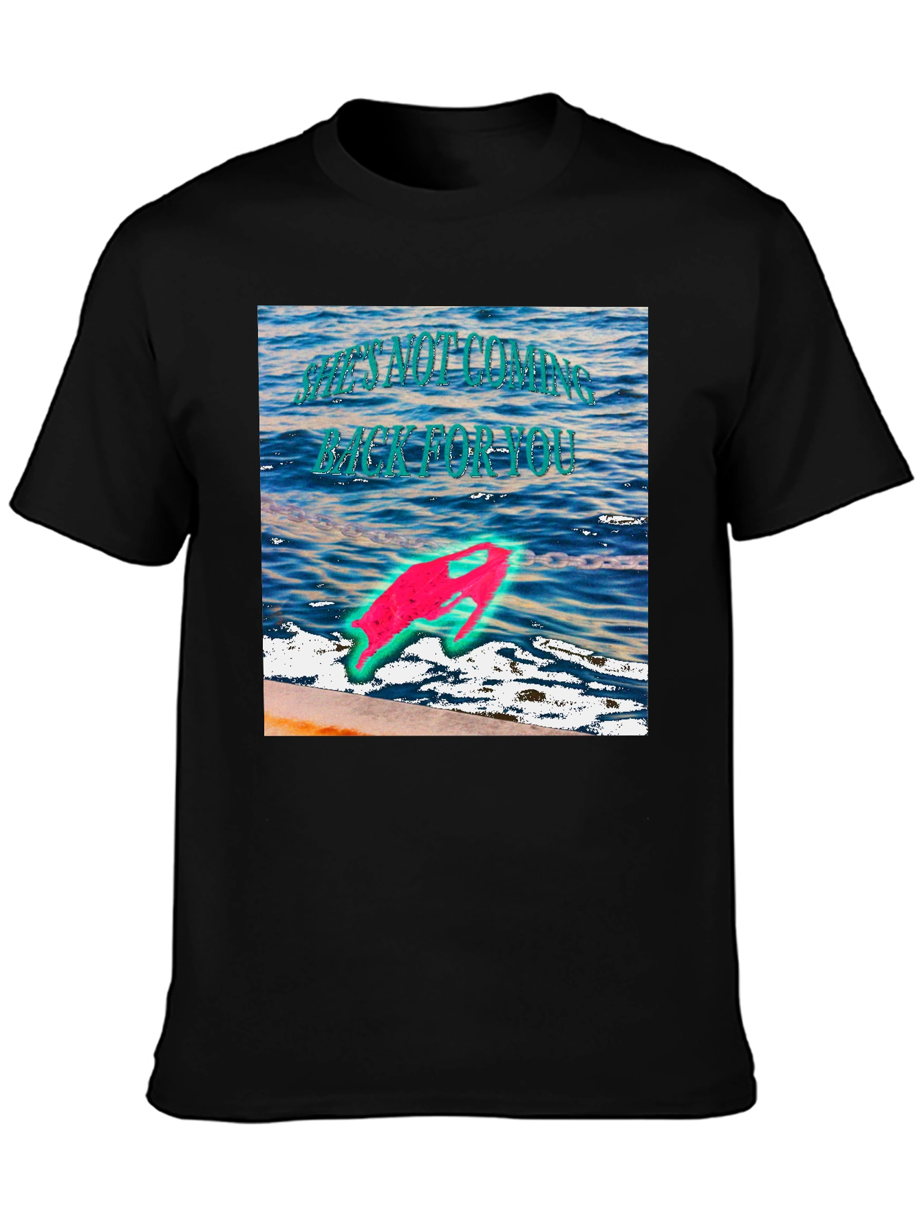 Ocean Graphic Print T-Shirt