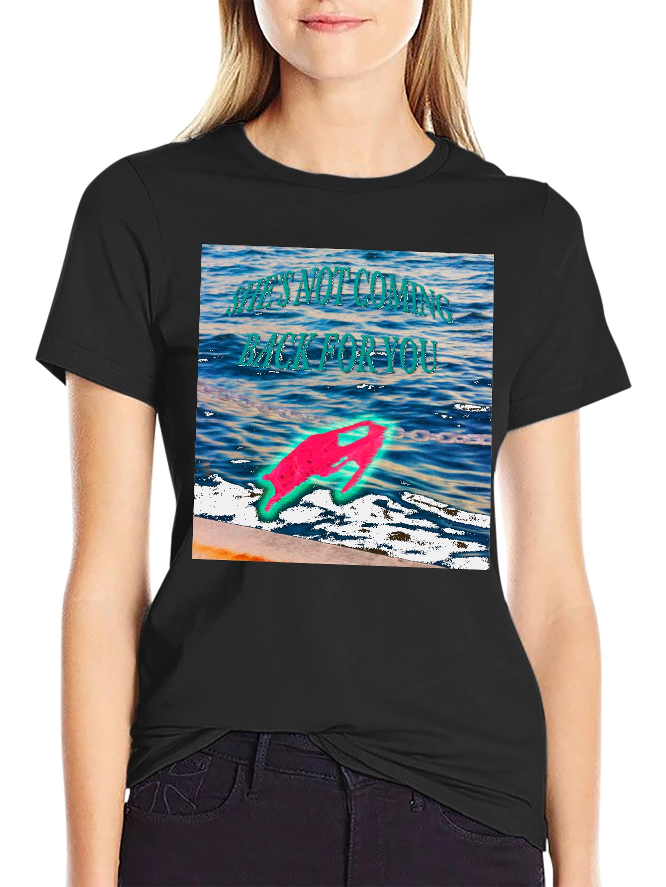 Ocean Graphic Print T-Shirt