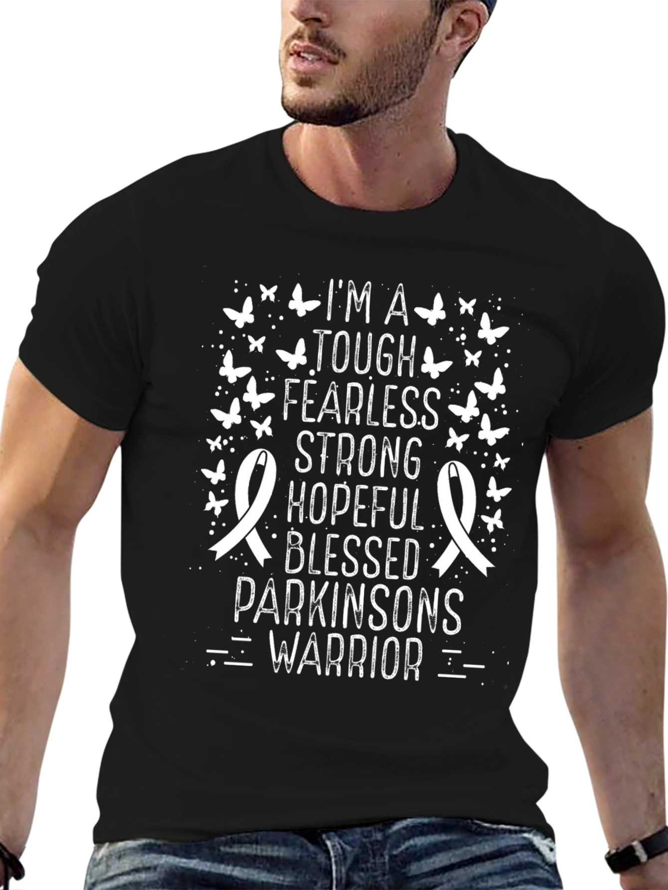 Parkinsons Warrior T-Shirt - Tough Fearless Strong