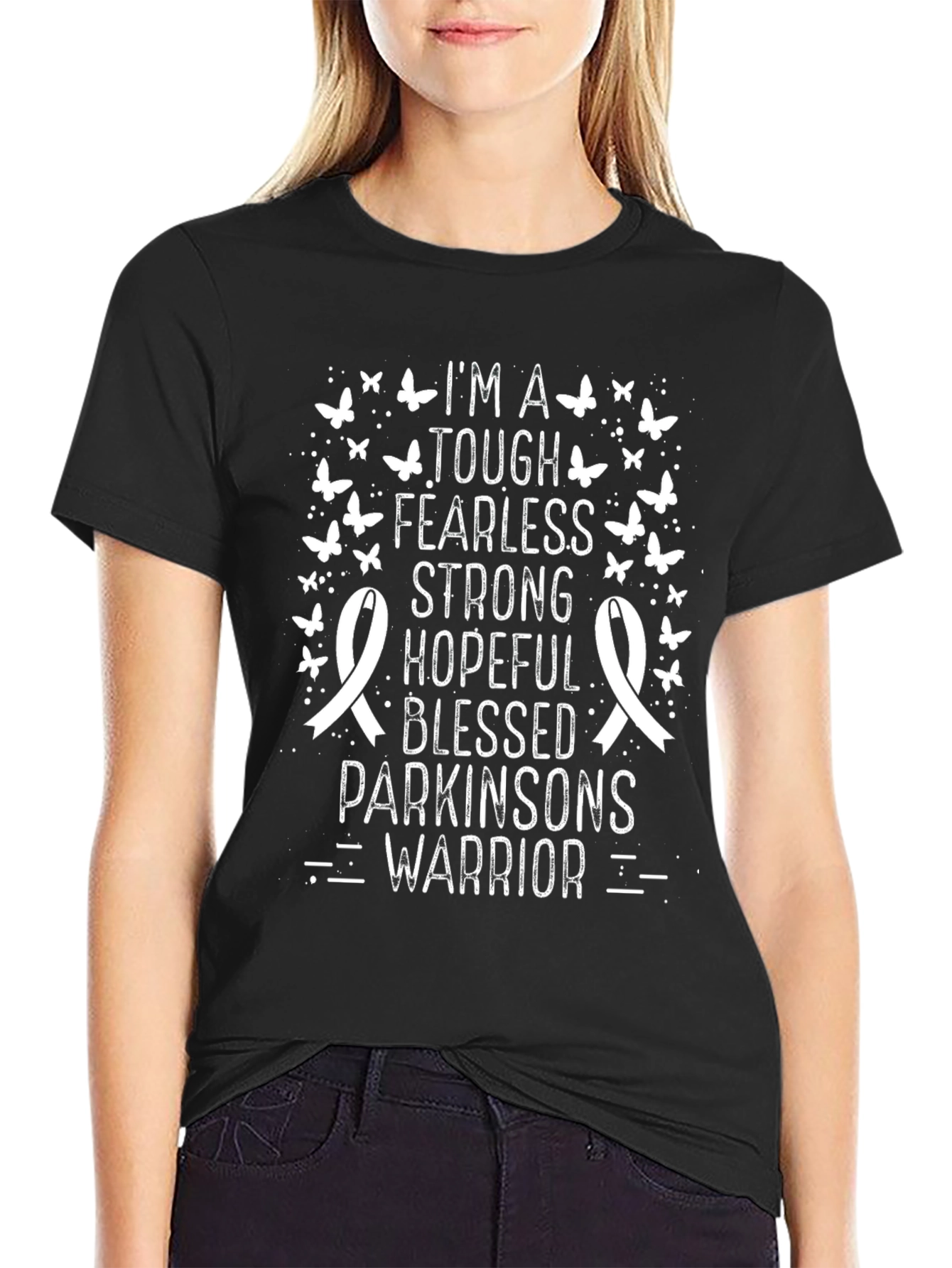 Parkinsons Warrior T-Shirt - Tough Fearless Strong