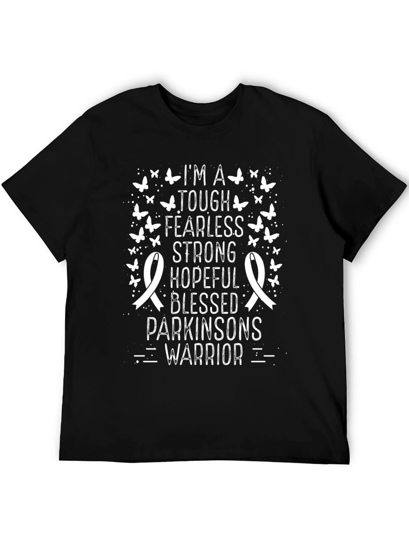 Parkinsons Warrior T-Shirt - Tough Fearless Strong