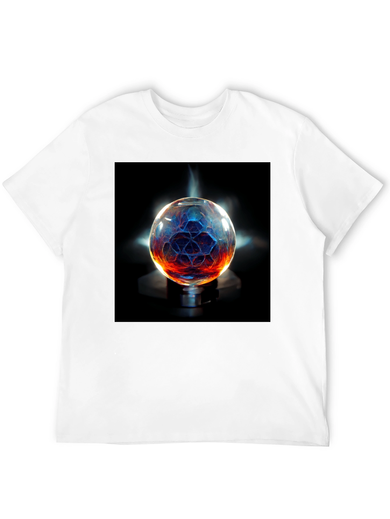 Mystic Orb Graphic T-Shirt - Unisex Black Tee