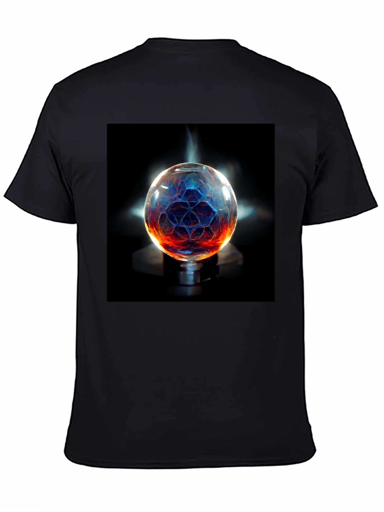 Mystic Orb Graphic T-Shirt - Unisex Black Tee