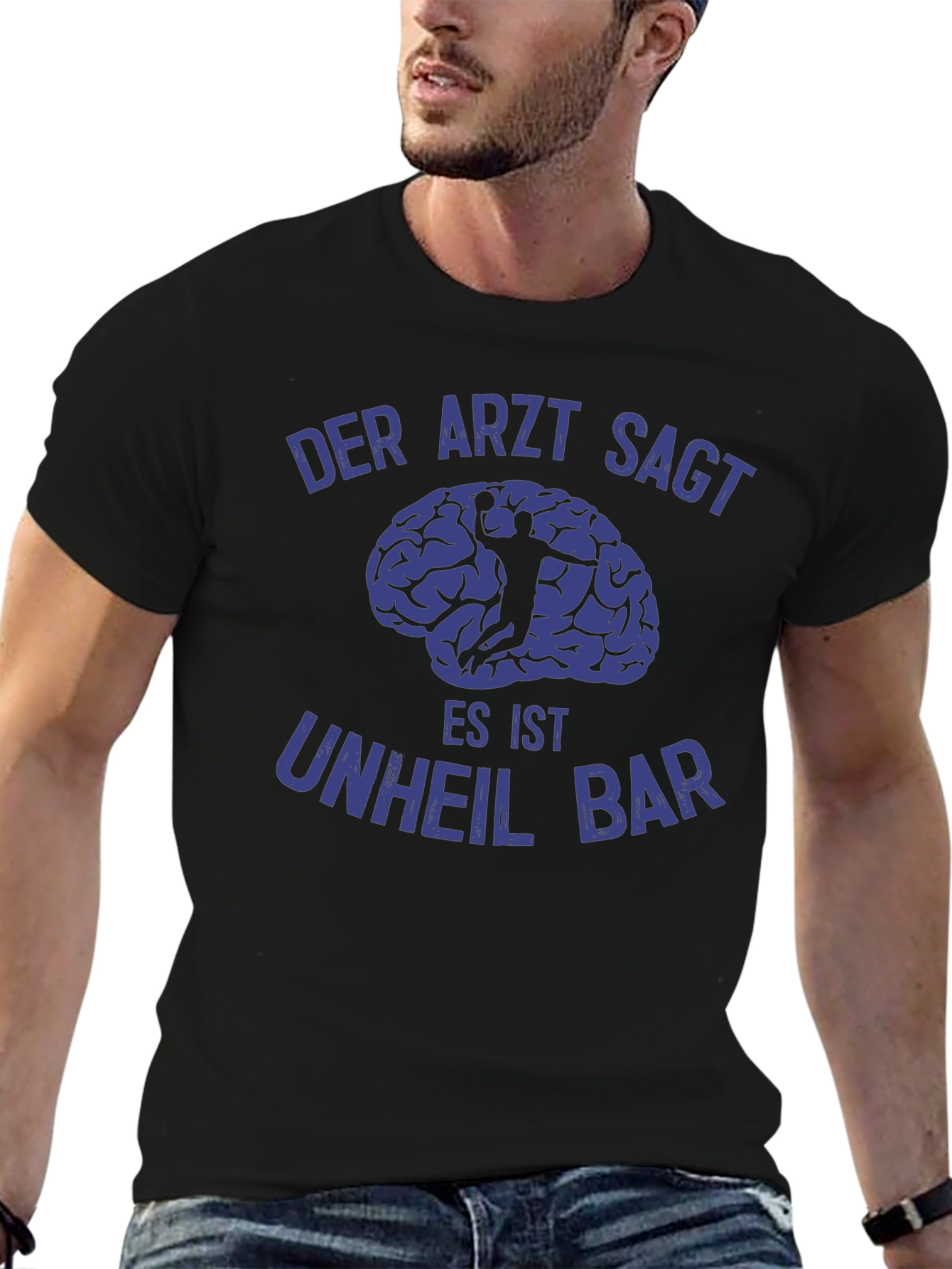 Der Arzt Sagt T-Shirt - Humorous Brain Design