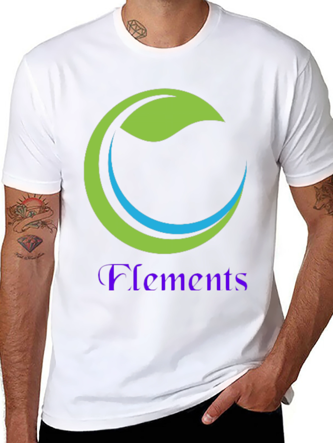 Elements Graphic T-Shirt - Eco-Friendly Design