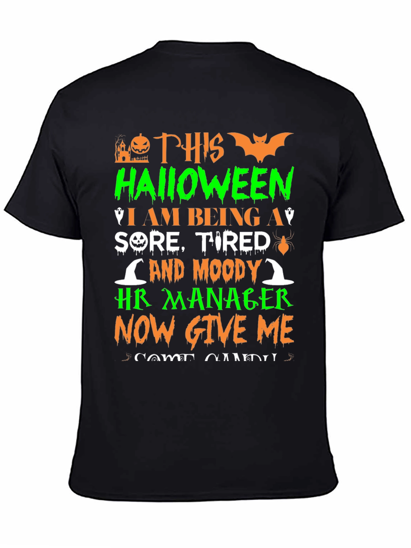 Funny Halloween HR Manager T-Shirt