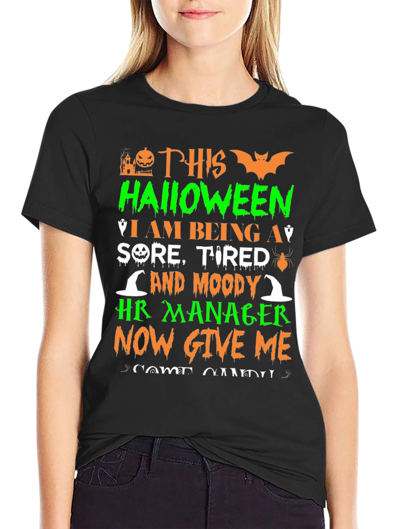 Funny Halloween HR Manager T-Shirt