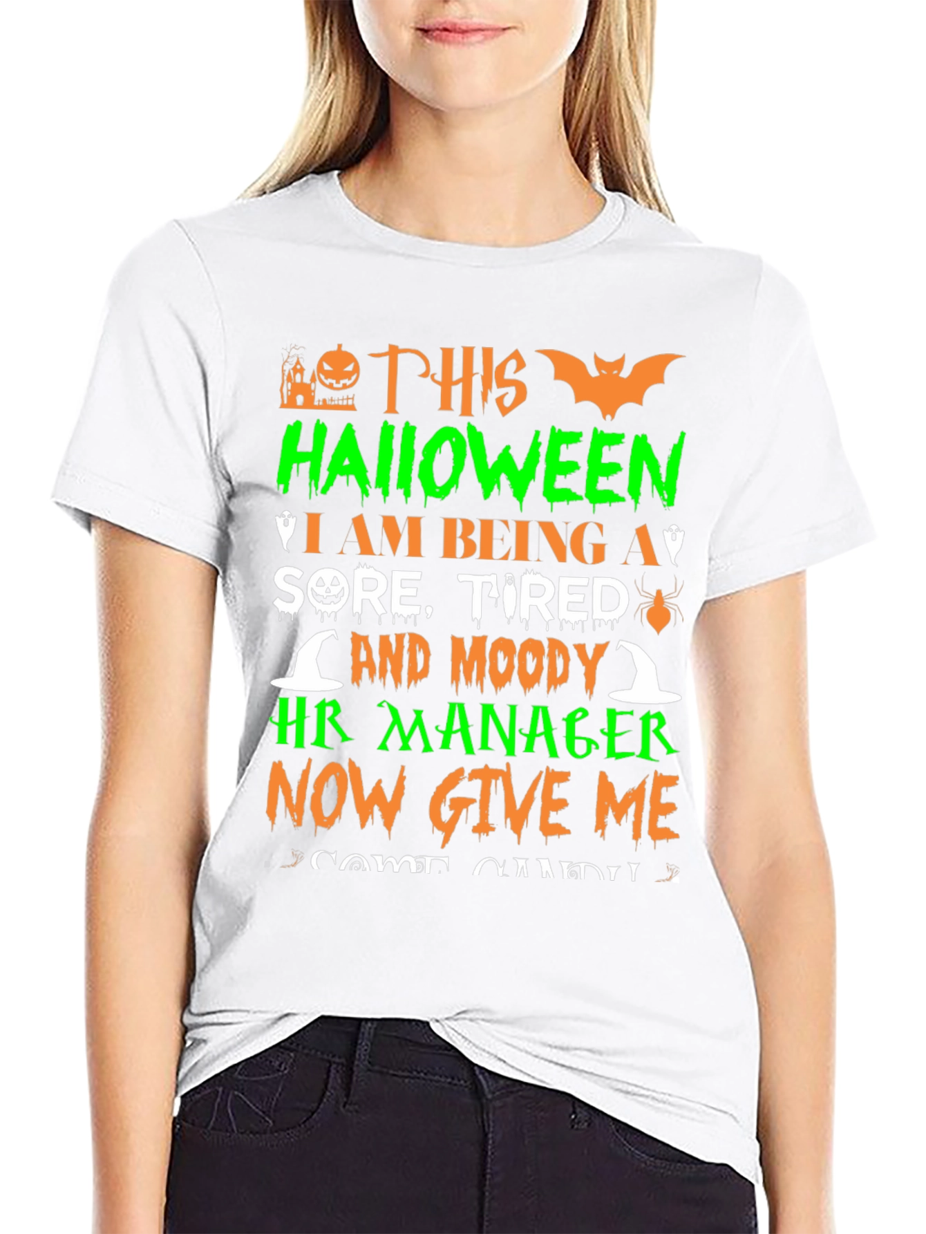 Funny Halloween HR Manager T-Shirt