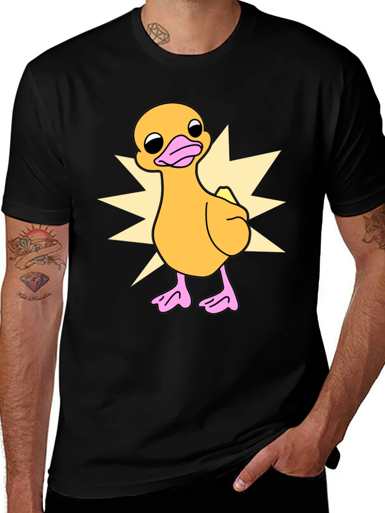 Duckling T-Shirt - Fun Cartoon Chick Tee