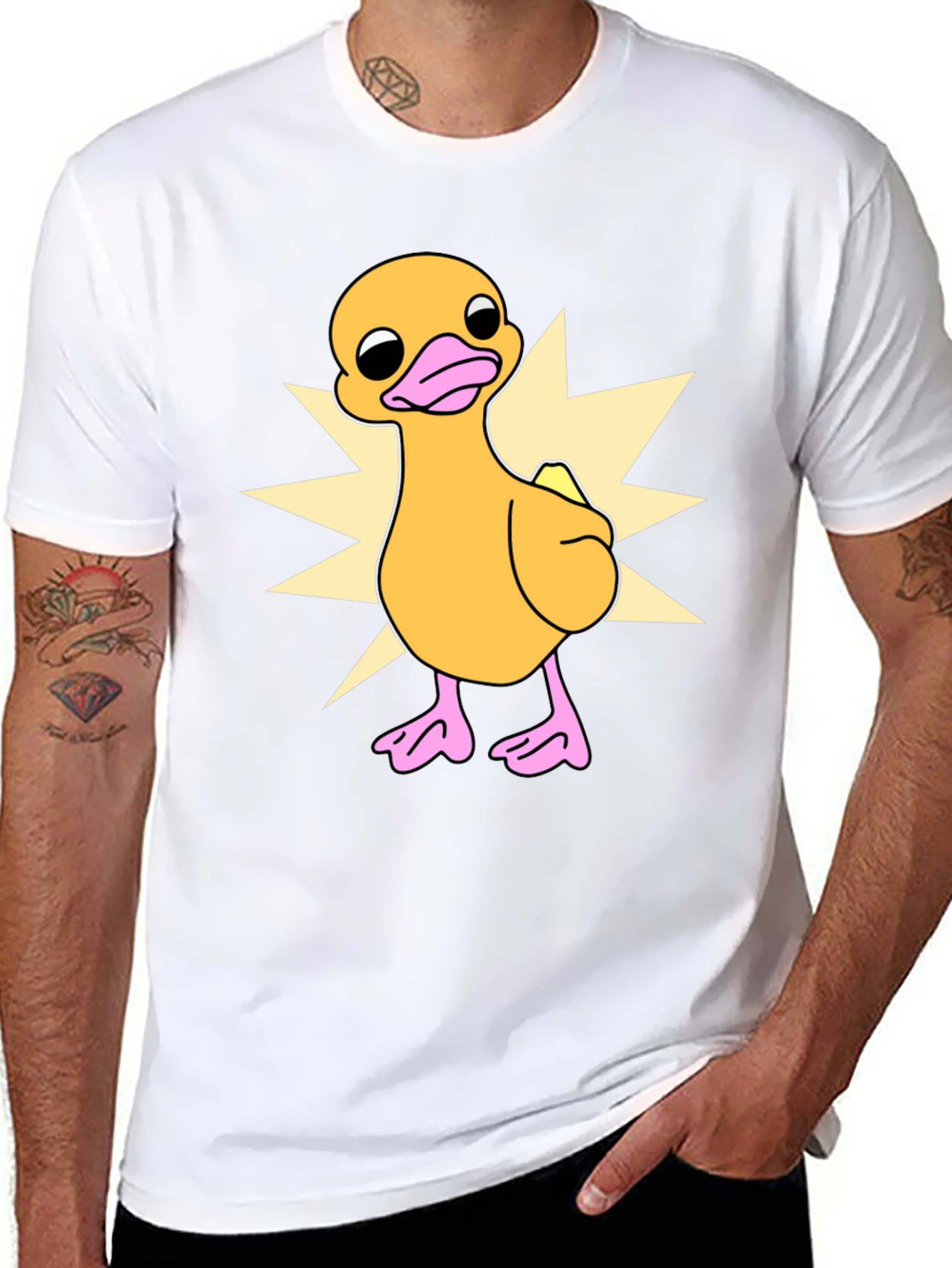 Duckling T-Shirt - Fun Cartoon Chick Tee