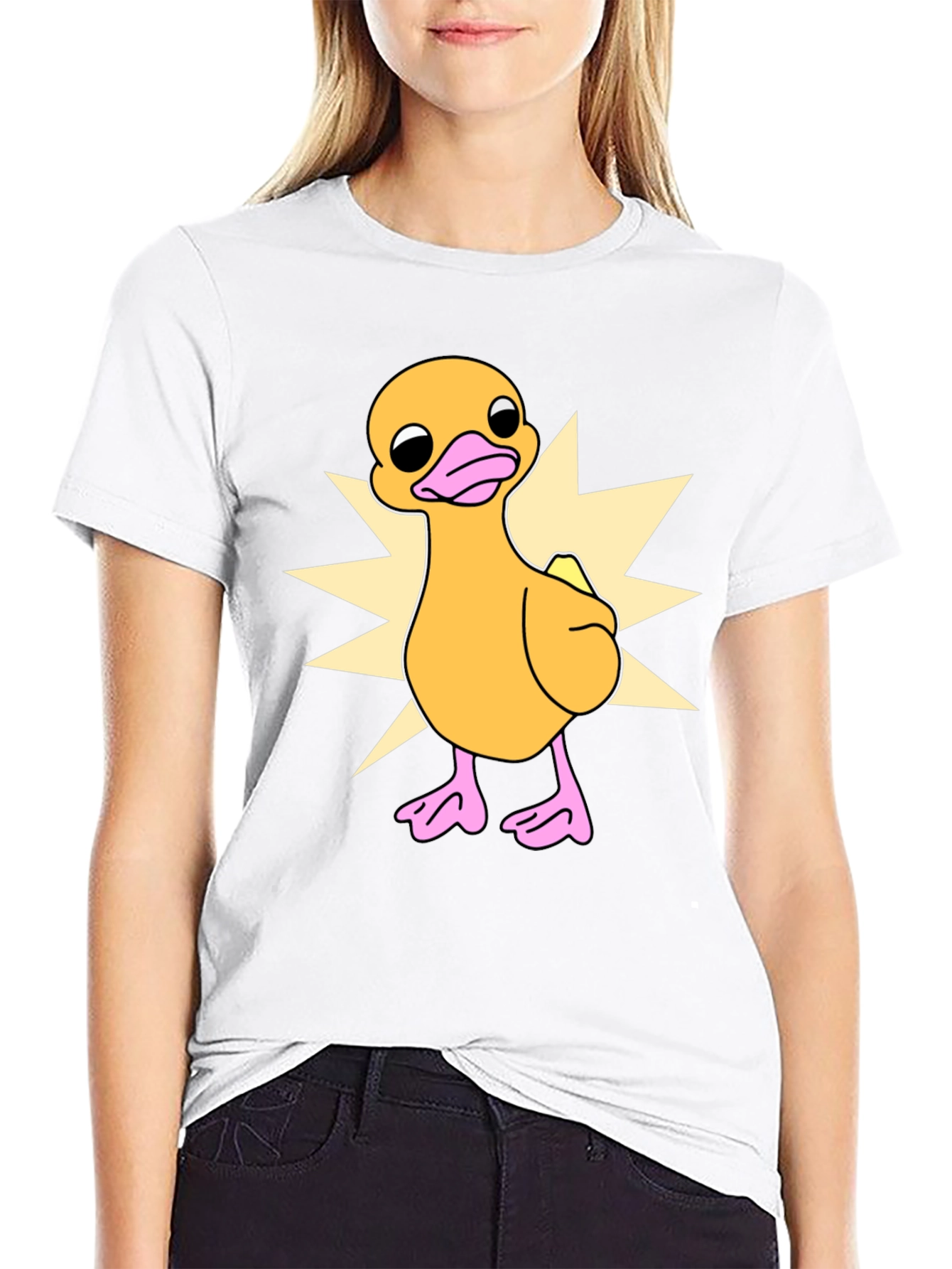 Duckling T-Shirt - Fun Cartoon Chick Tee