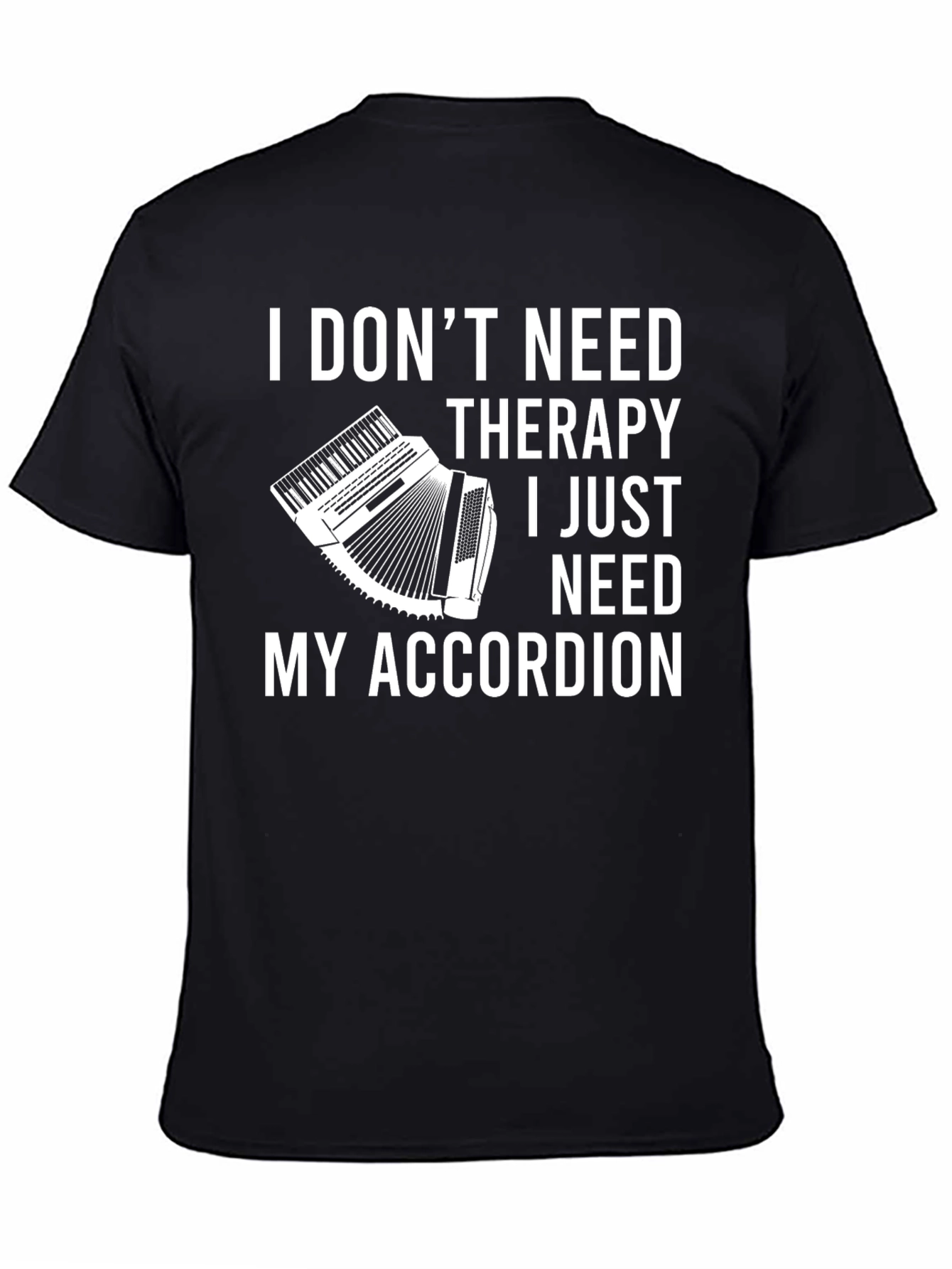 Accordion Therapy T-Shirt - Musician Gift