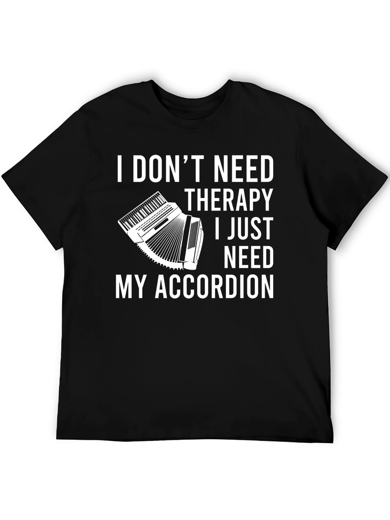 Accordion Therapy T-Shirt - Musician Gift
