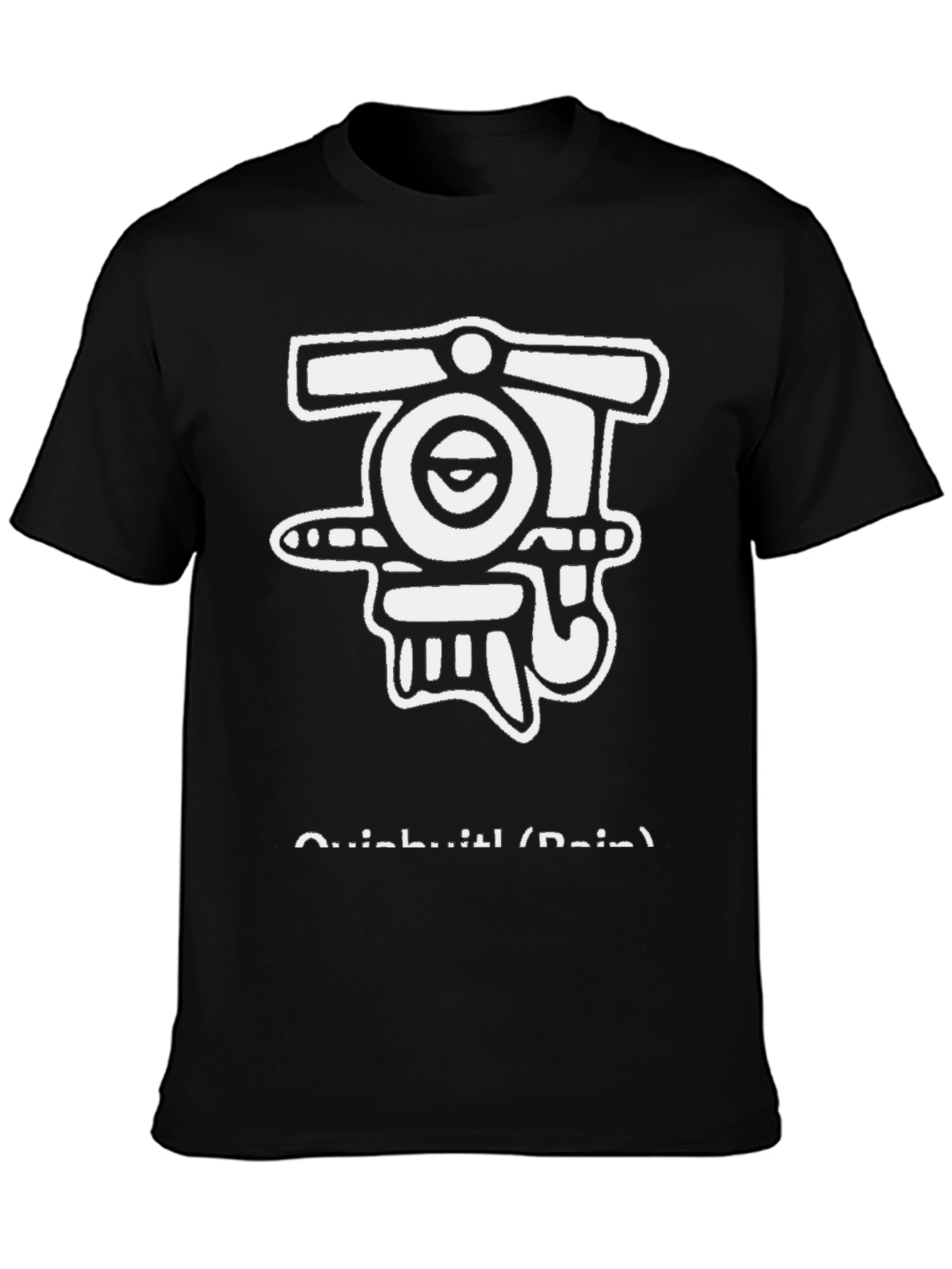 Abstract Aztec Black Graphic Tee