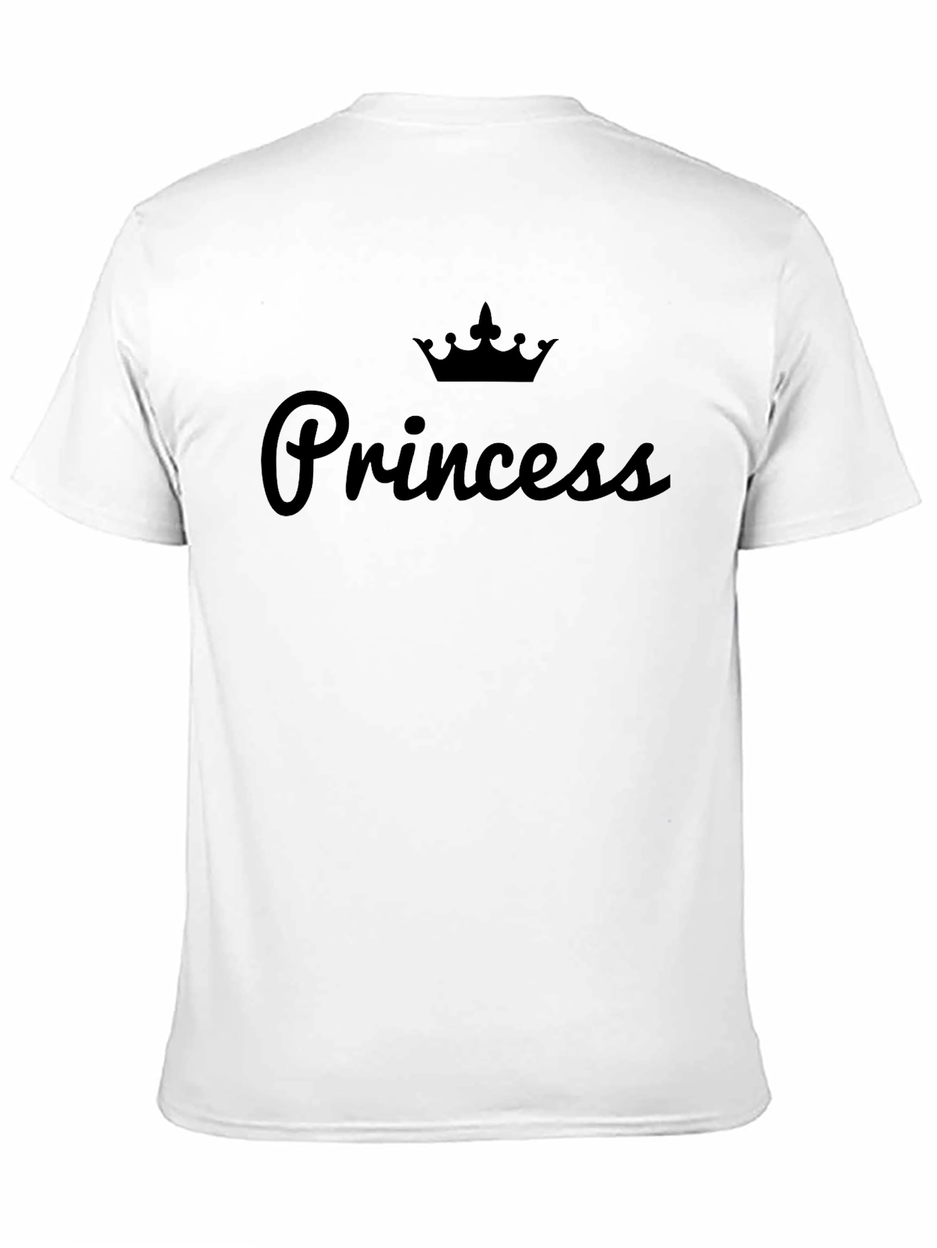 Princess Crown Black T-Shirt