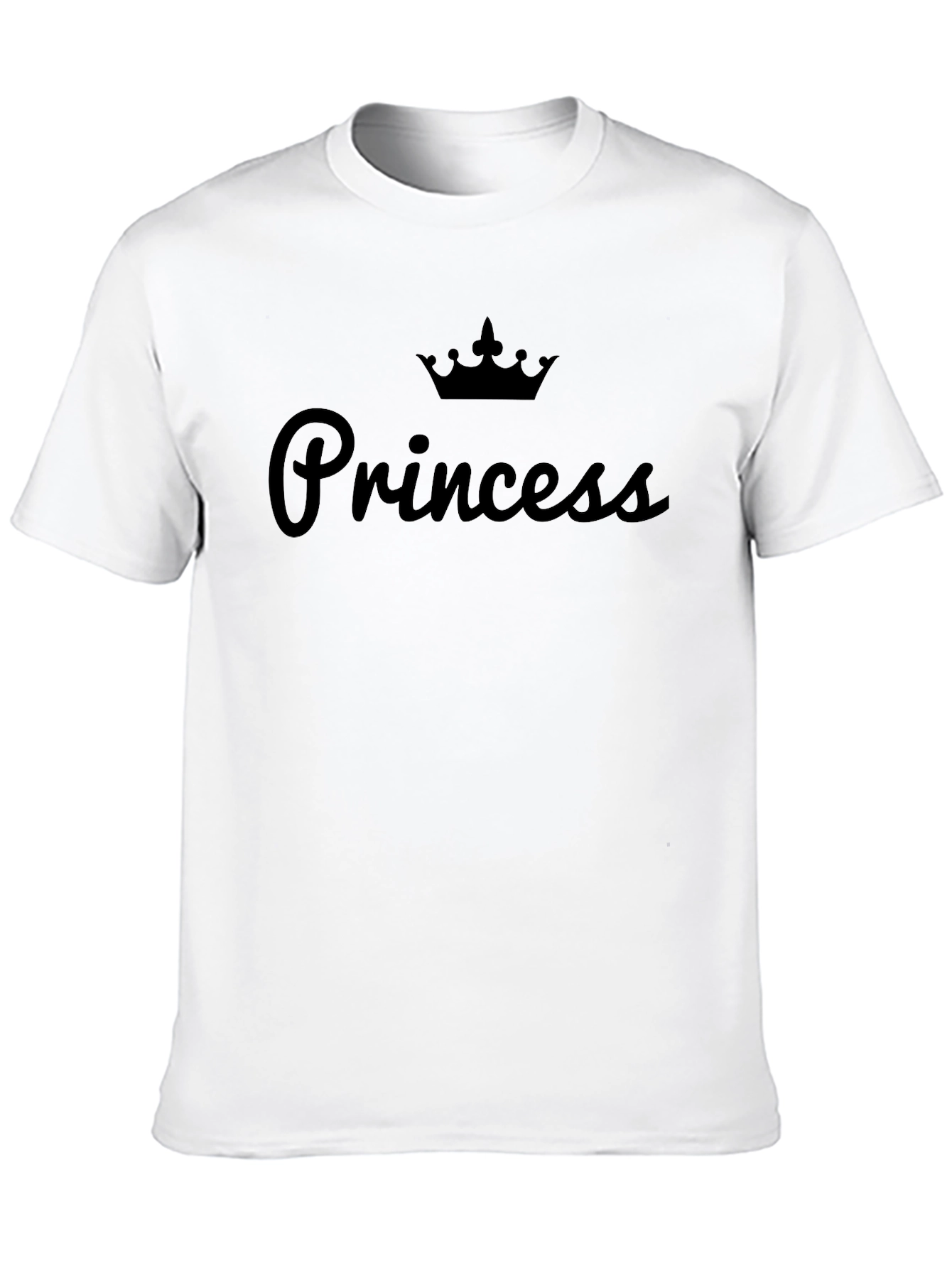 Princess Crown Black T-Shirt