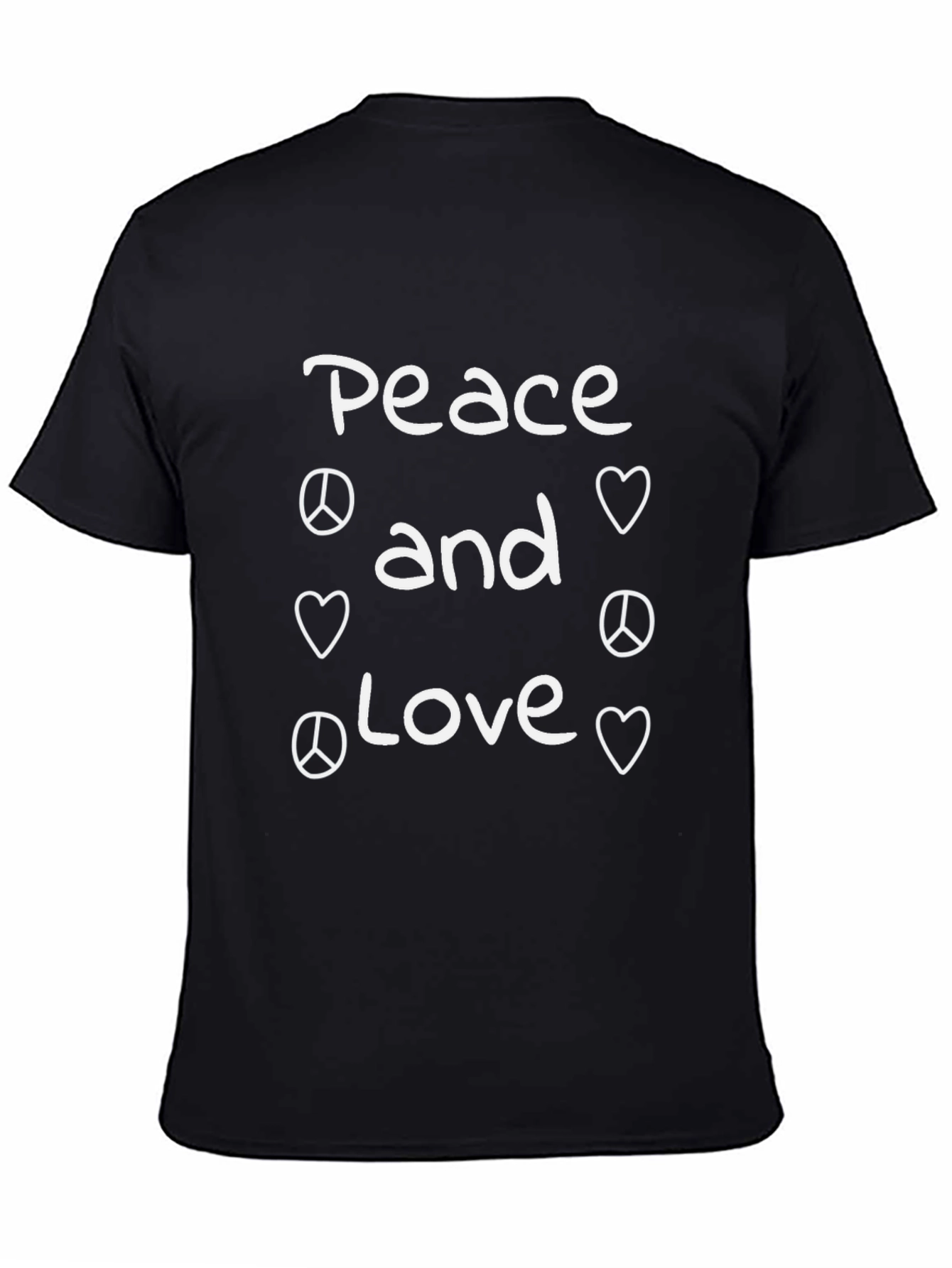 Peace and Love Graphic Tee - Classic Comfort