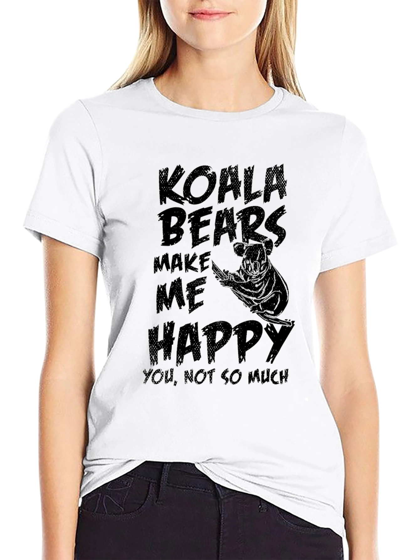 Koala Bears Make Me Happy Graphic T-Shirt