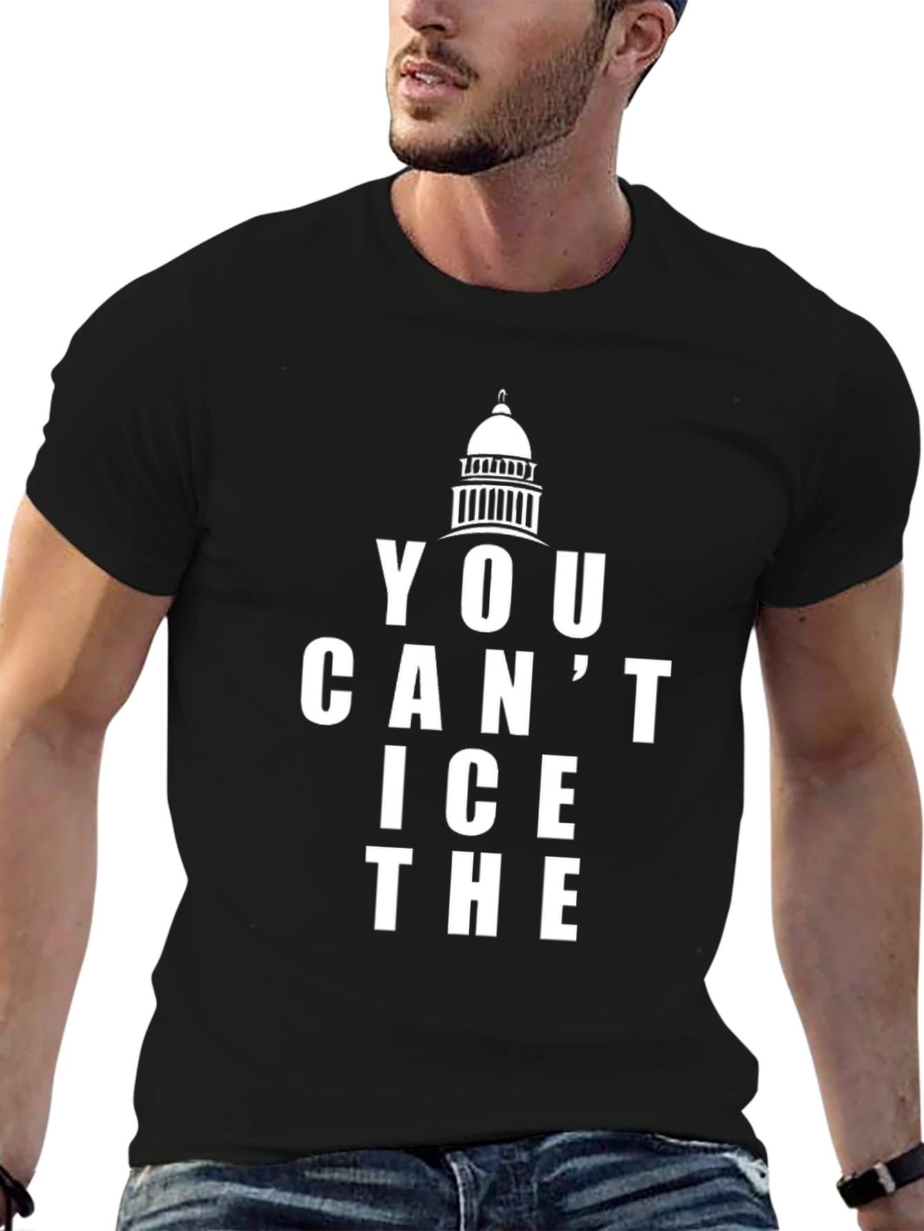 You Cant ICE The Capitol Black T-Shirt