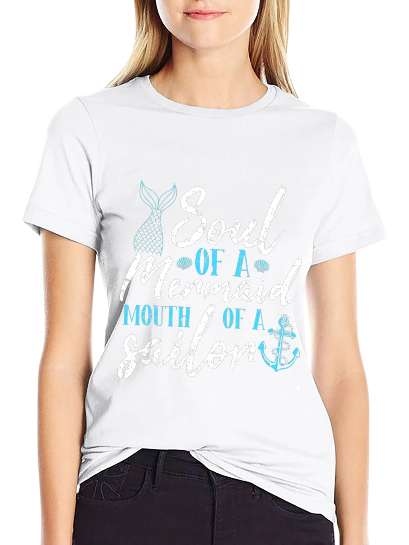 Soul of a Mermaid Sailors Mouth Graphic Tee