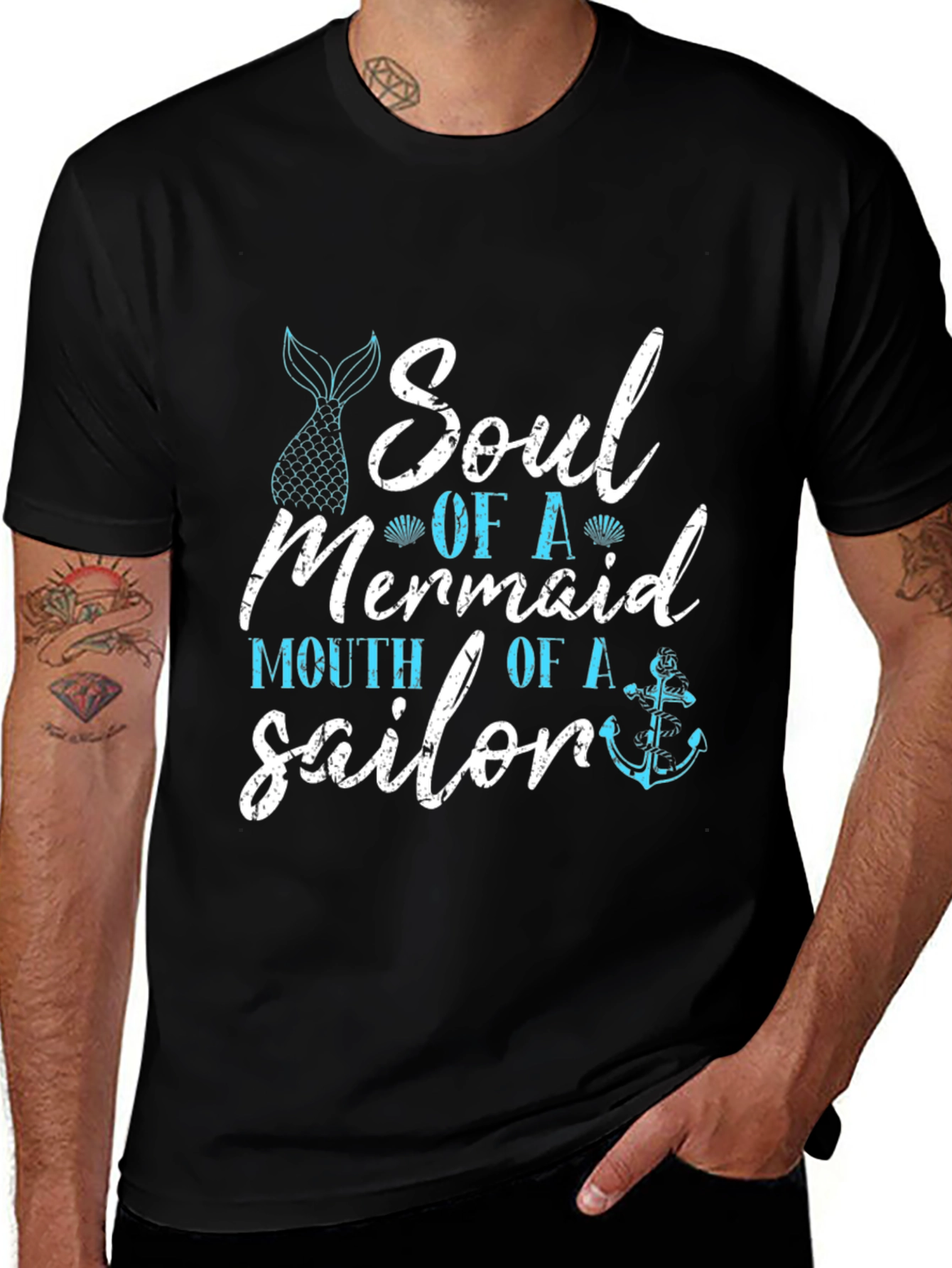 Soul of a Mermaid Sailors Mouth Graphic Tee