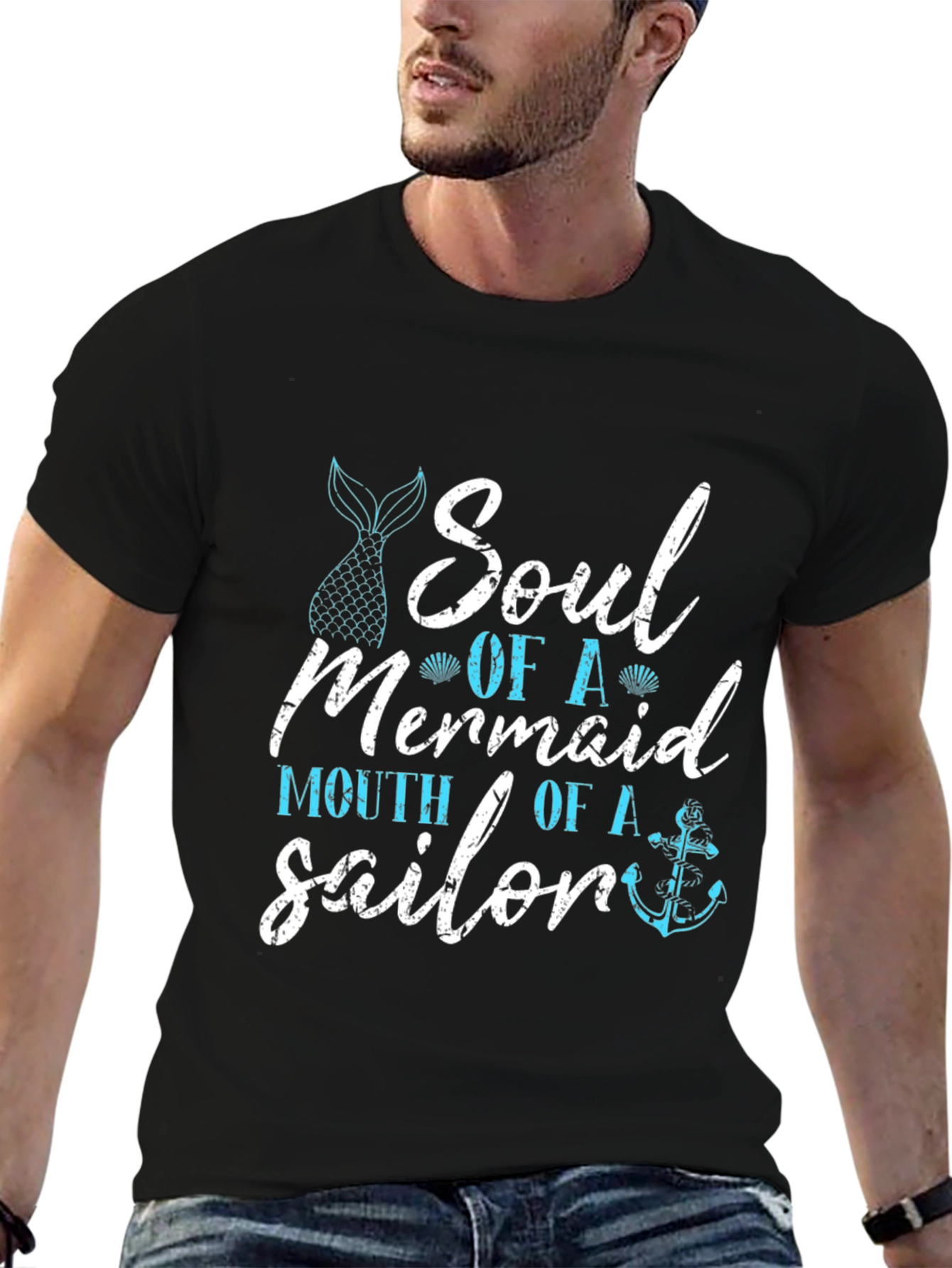 Soul of a Mermaid Sailors Mouth Graphic Tee