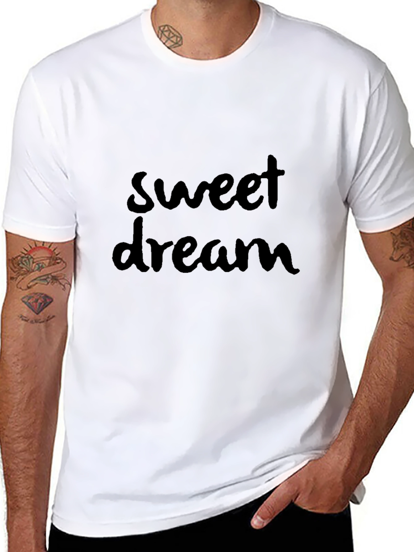 Sweet Dream Black T-Shirt - Casual Comfort
