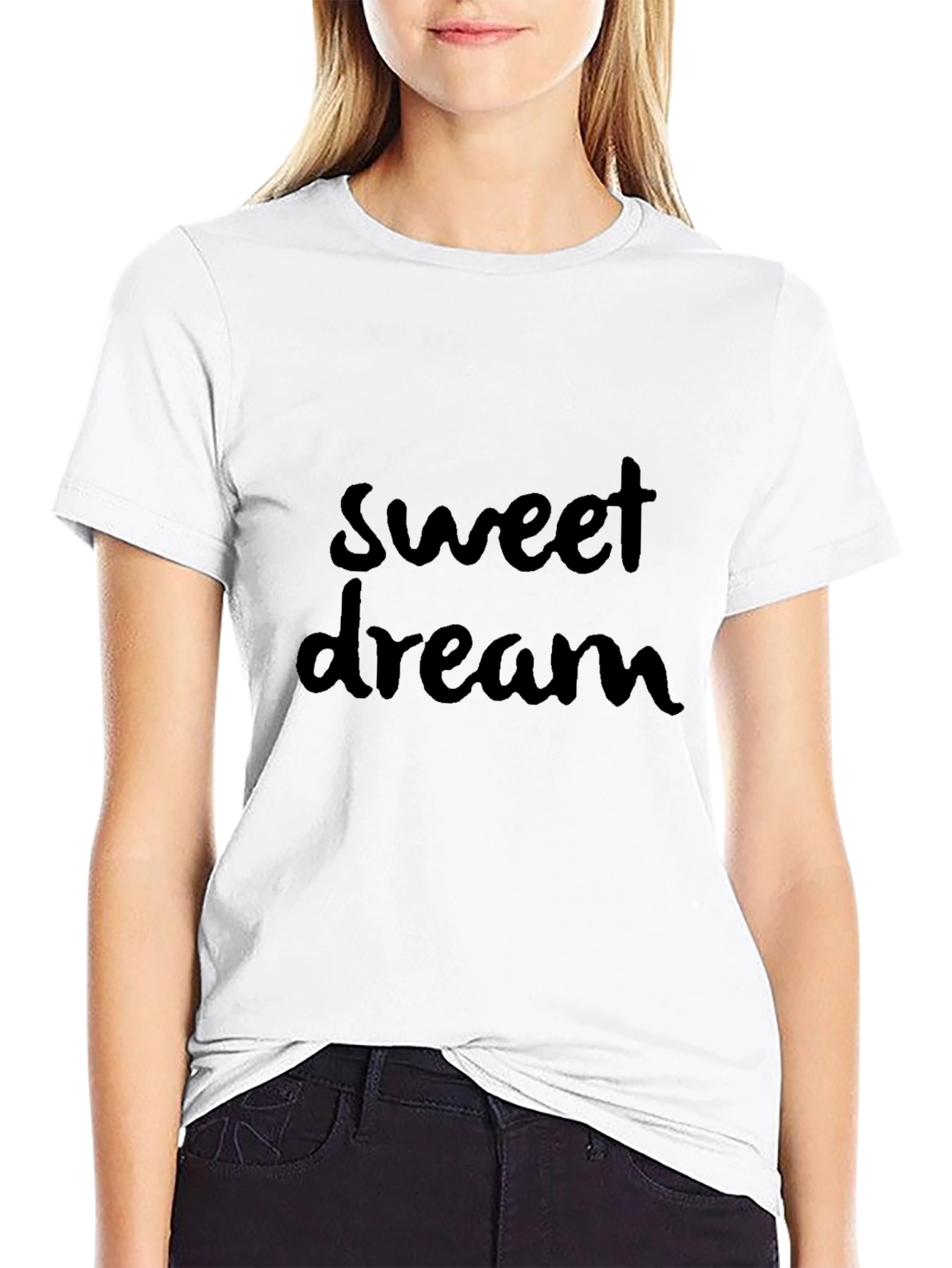 Sweet Dream Black T-Shirt - Casual Comfort