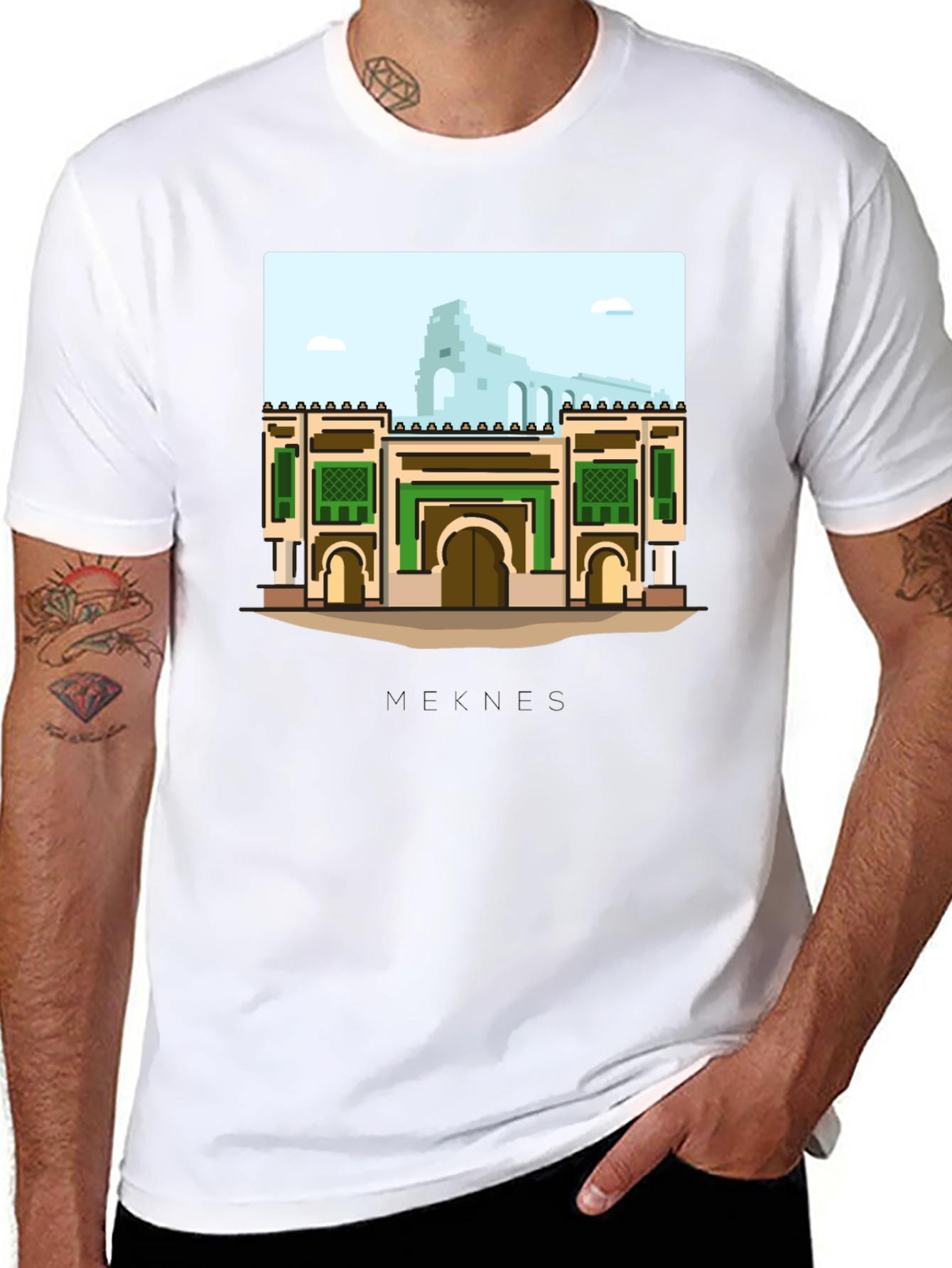 Meknes Morocco Landmark T-Shirt