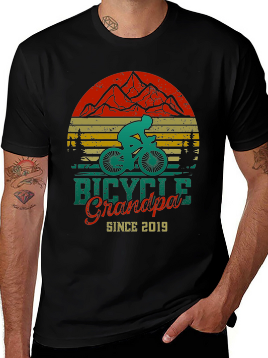 Bicycle Grandpa Since 2019 T-Shirt