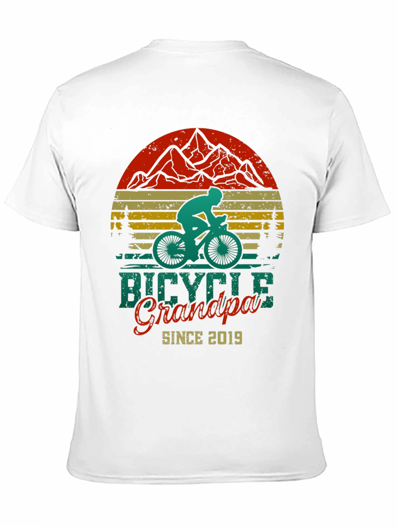 Bicycle Grandpa Since 2019 T-Shirt