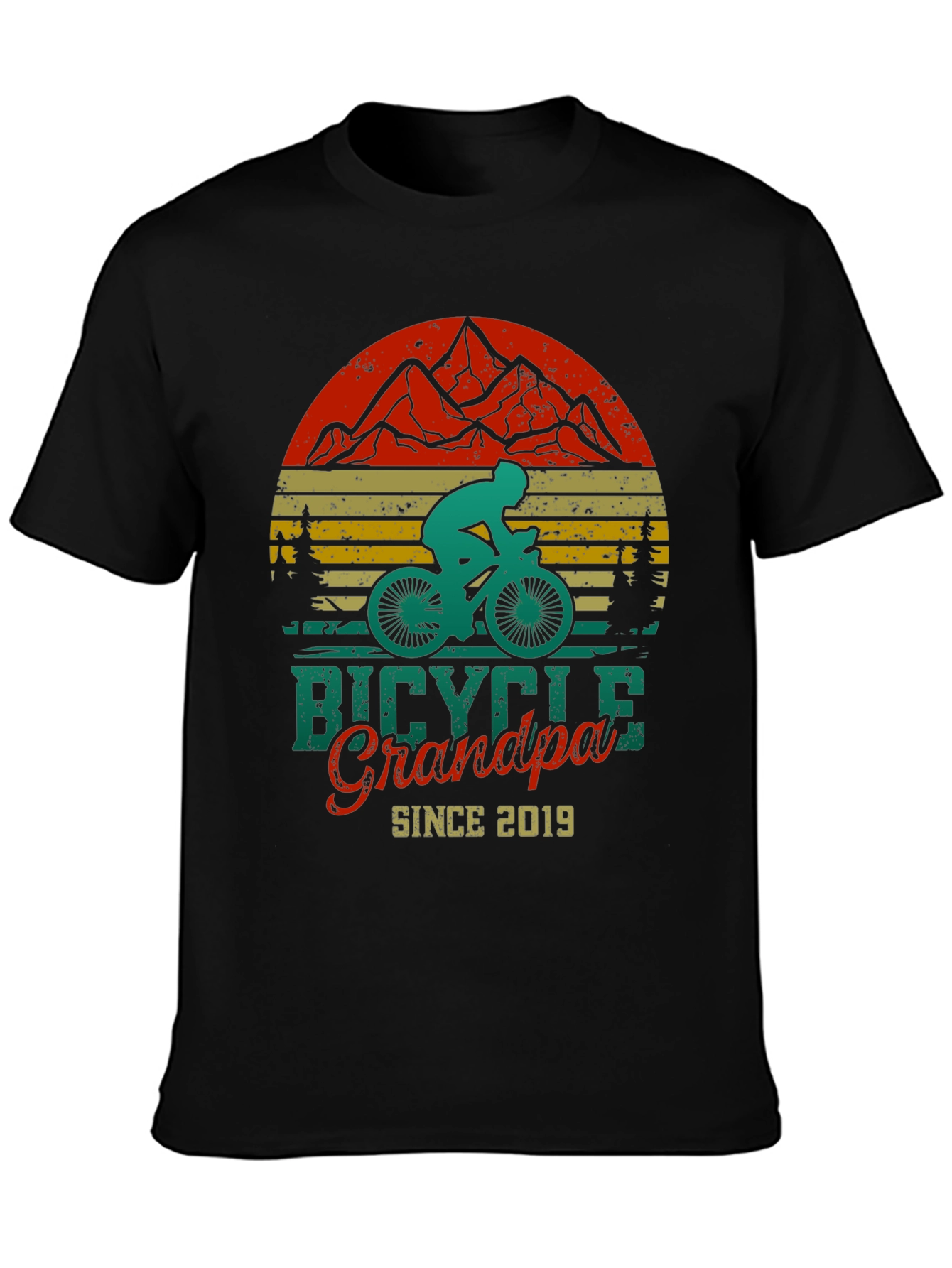 Bicycle Grandpa Since 2019 T-Shirt