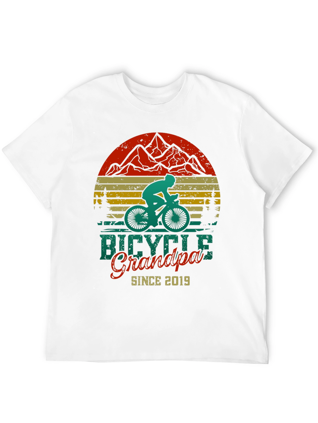 Bicycle Grandpa Since 2019 T-Shirt