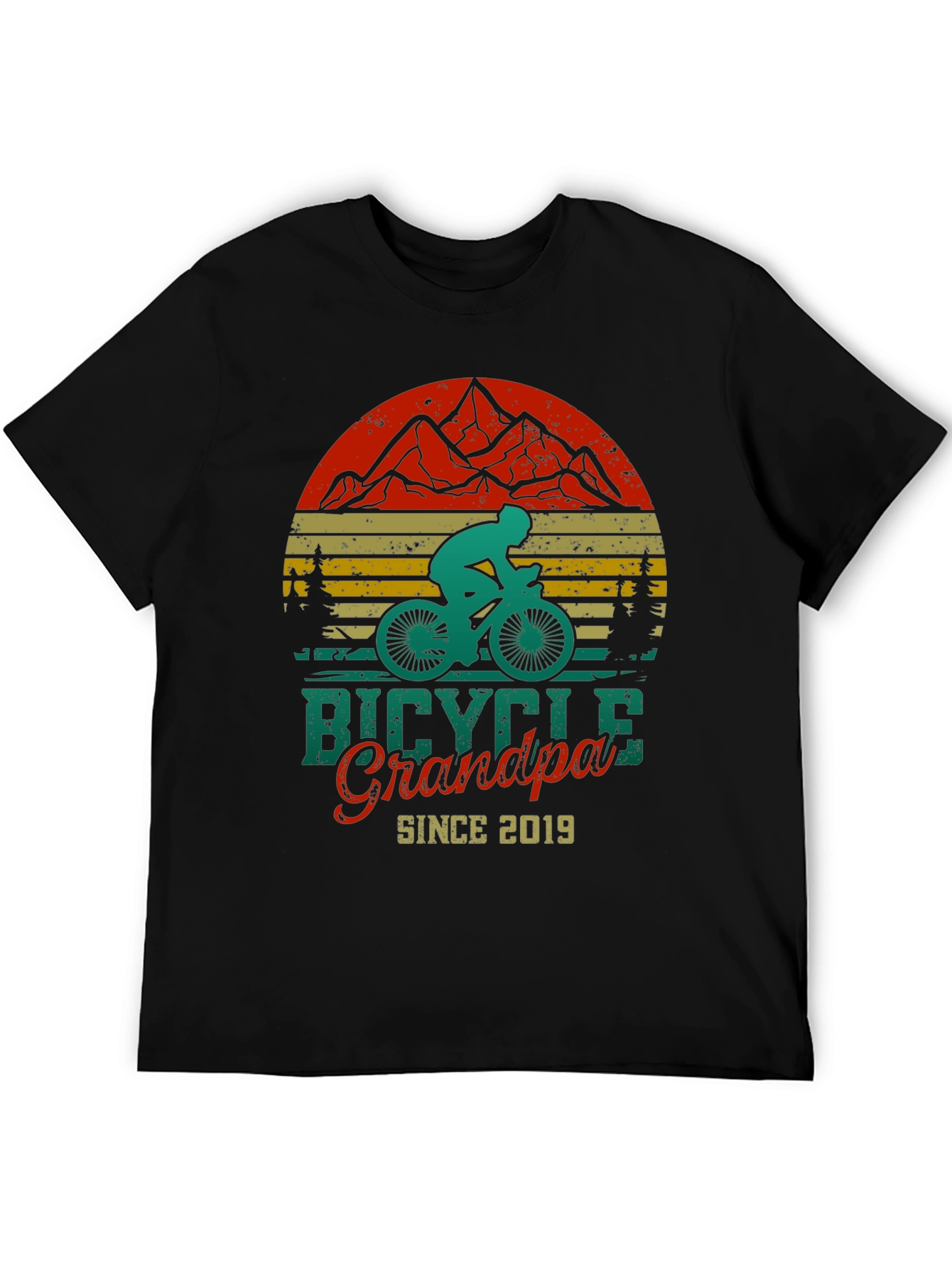 Bicycle Grandpa Since 2019 T-Shirt
