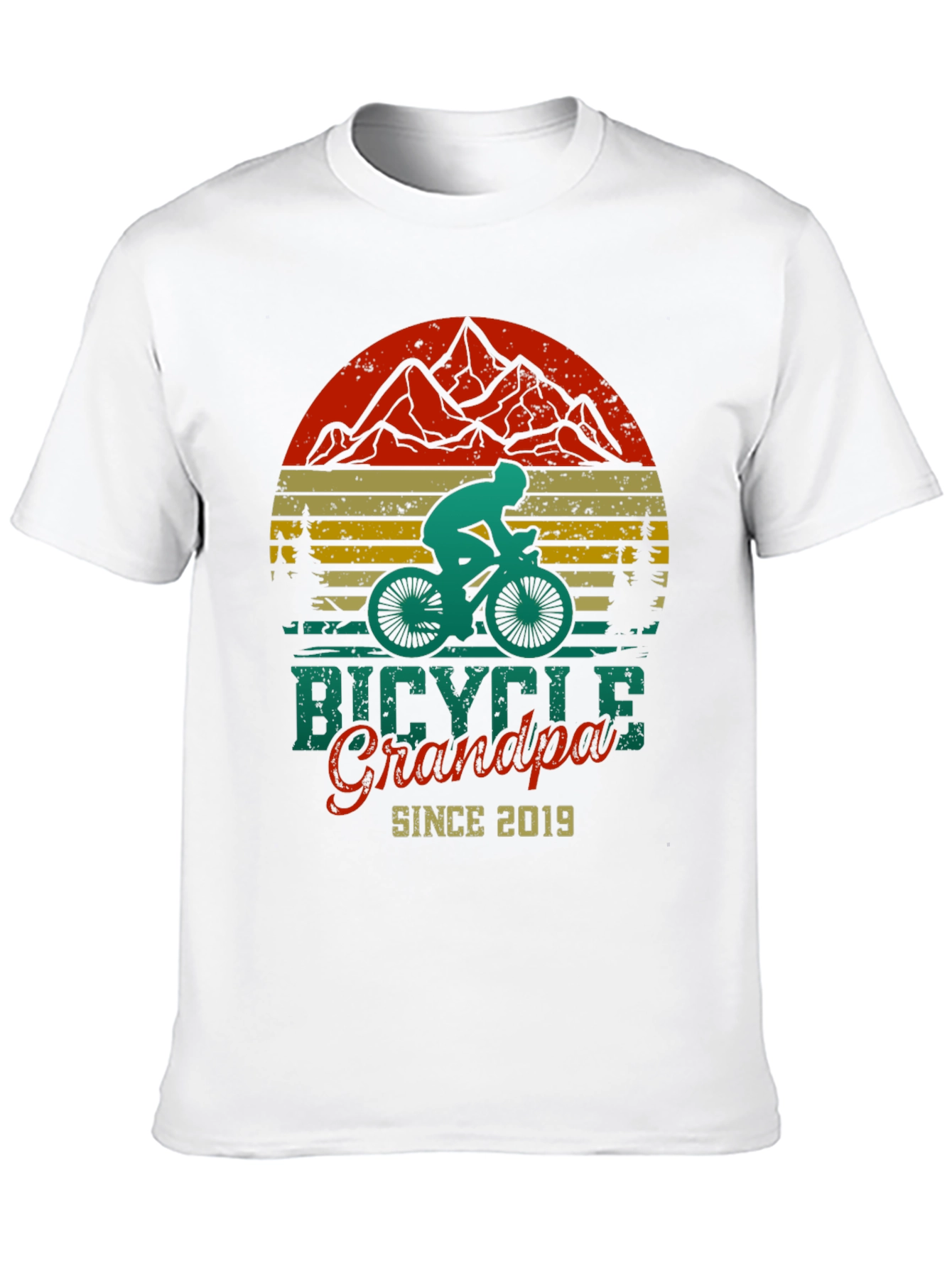 Bicycle Grandpa Since 2019 T-Shirt