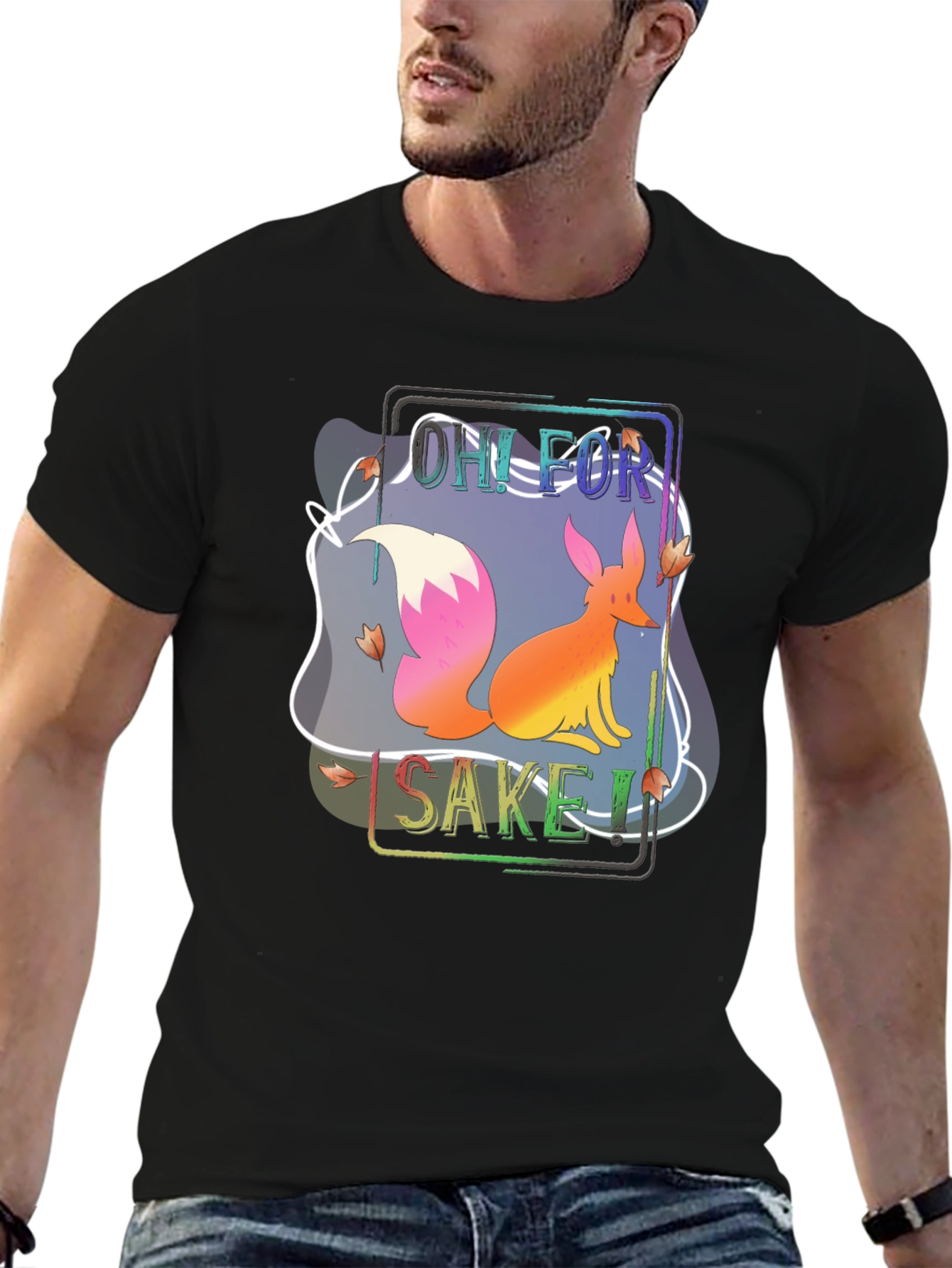 Oh For Fox Sake T-Shirt Funny Animal Tee