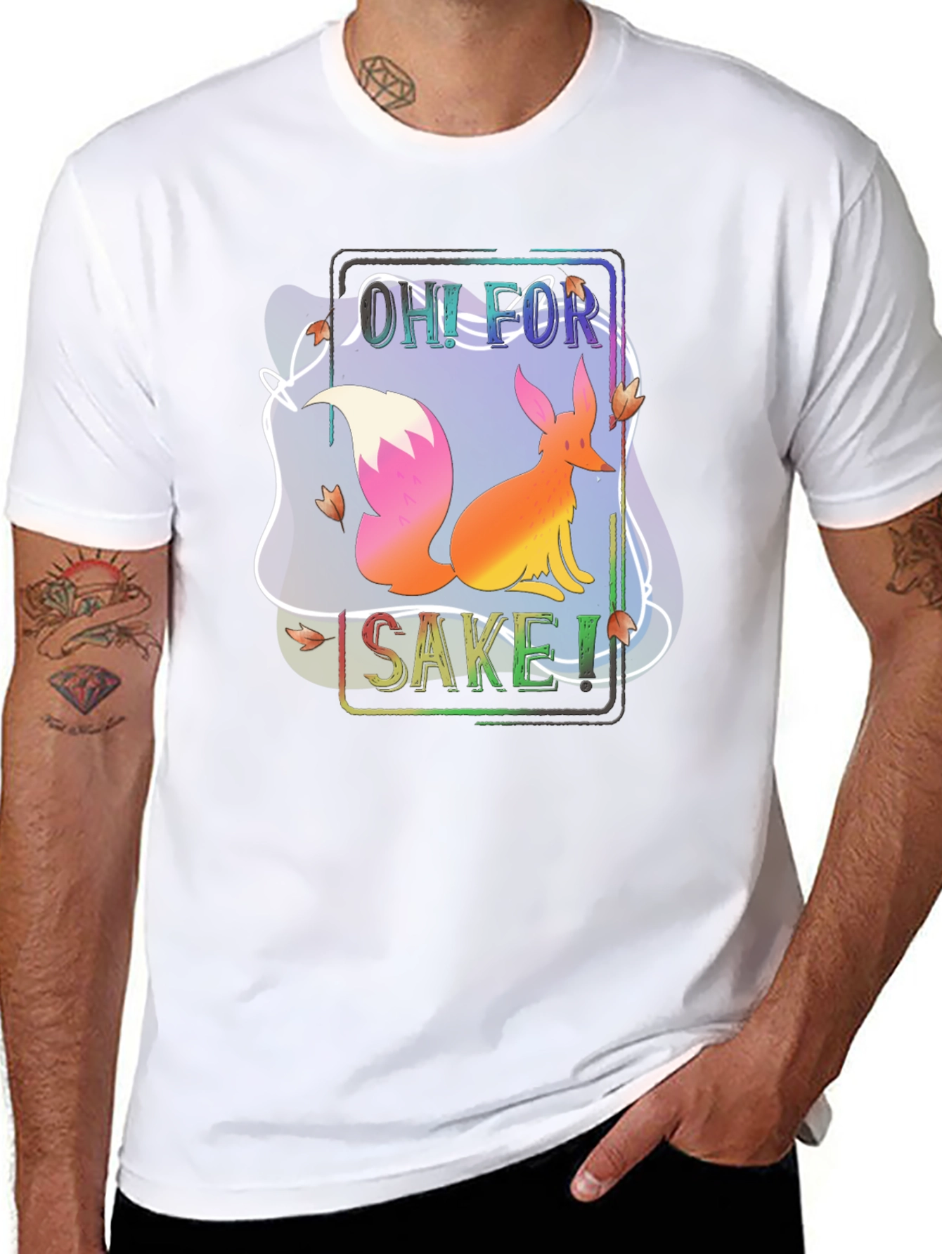 Oh For Fox Sake T-Shirt Funny Animal Tee