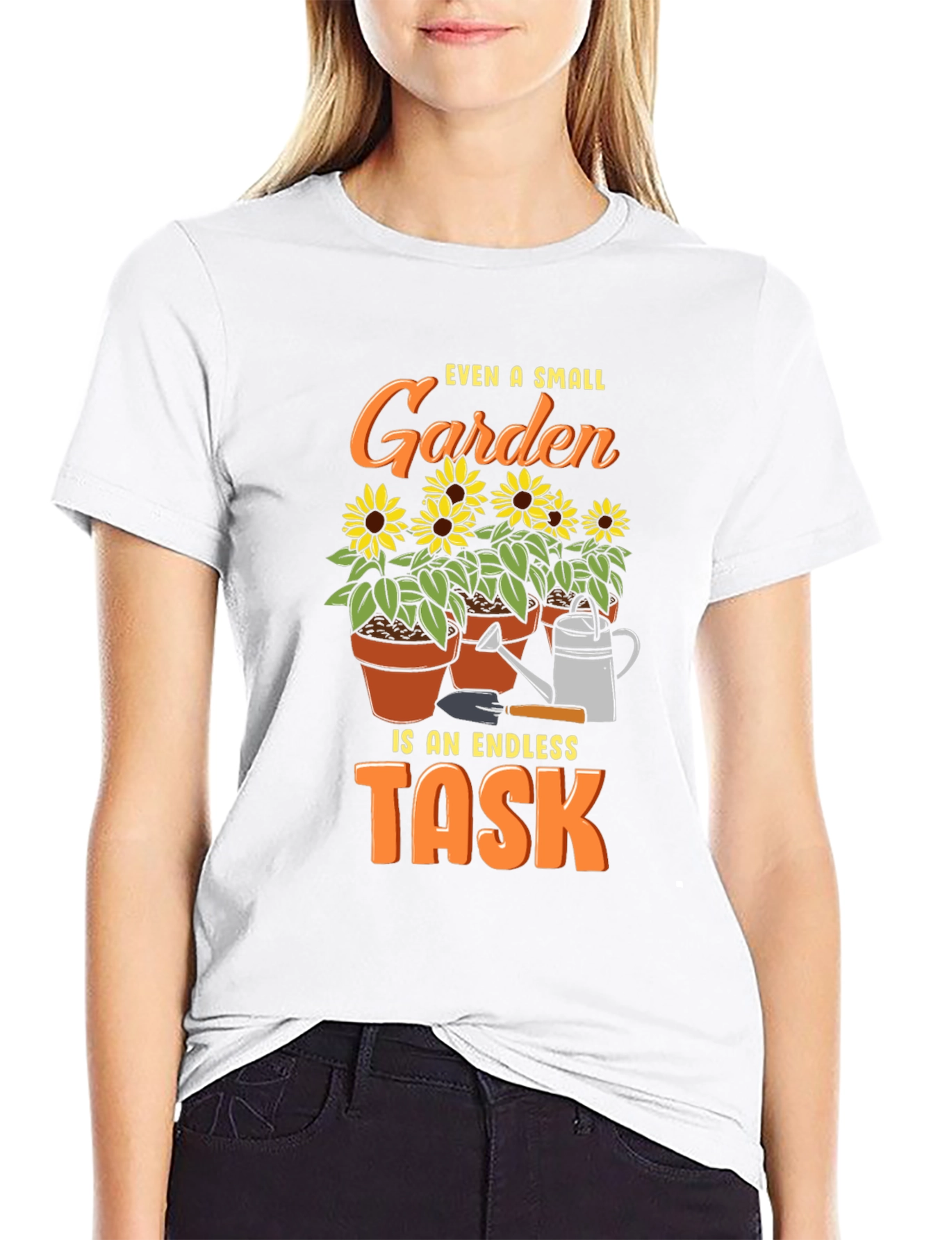 Gardening Task T-Shirt - Small Garden Endless Task