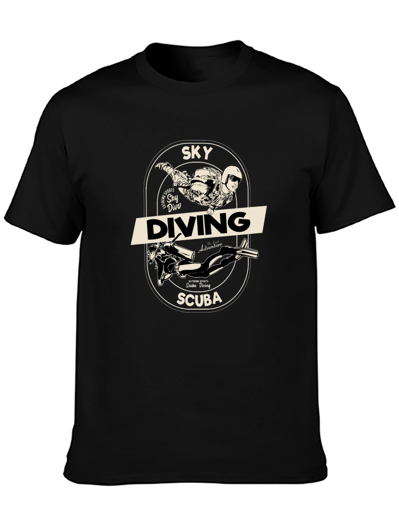 Sky Diving & Scuba Adventure Tee