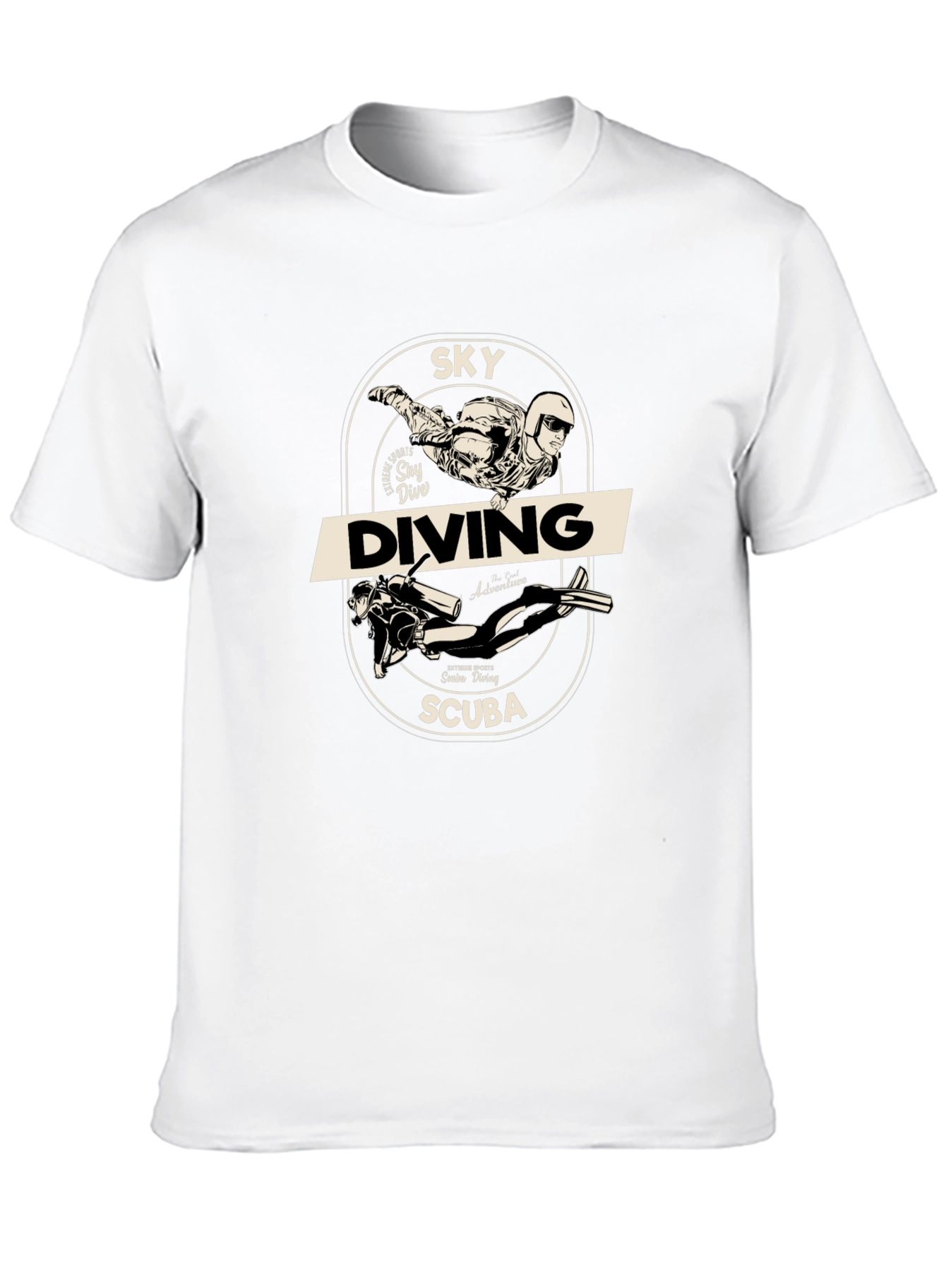 Sky Diving & Scuba Adventure Tee