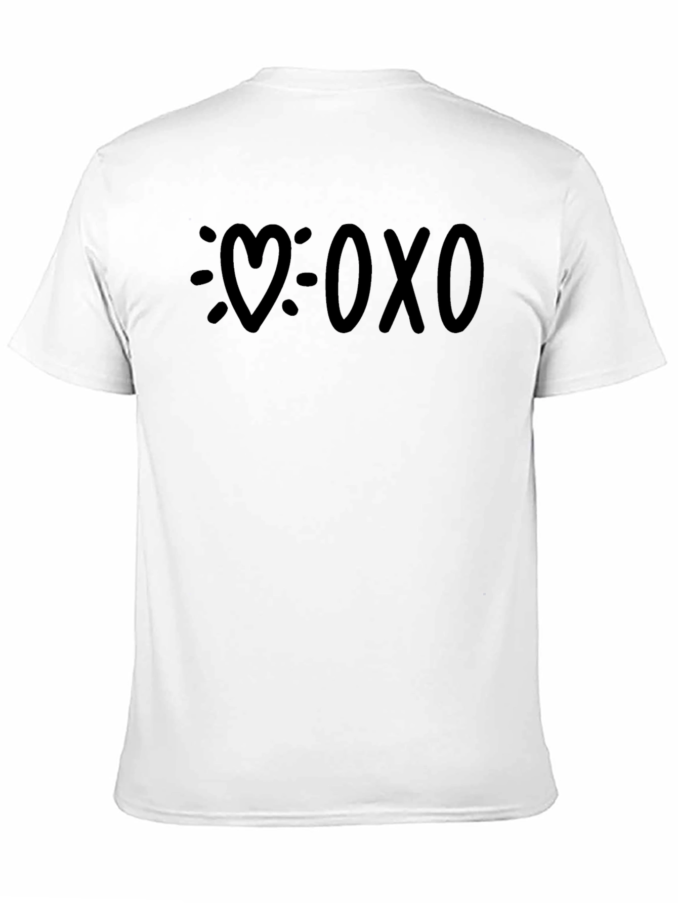 Heart XOXO Graphic T-Shirt - Hugs and Kisses