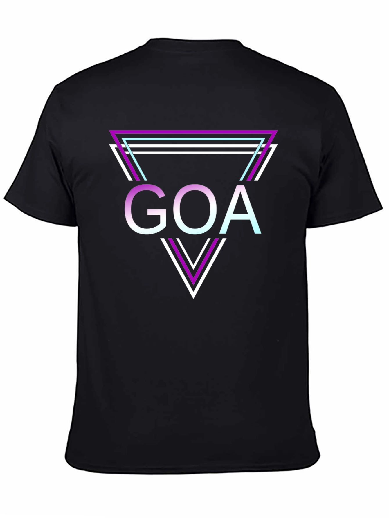 Goa Graphic Tee - Retro Triangle Design