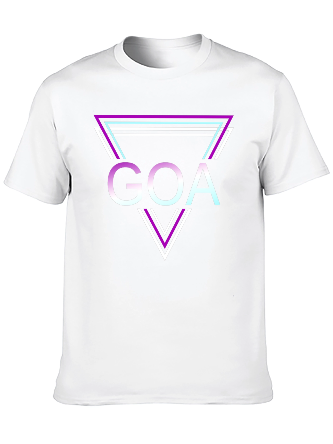 Goa Graphic Tee - Retro Triangle Design