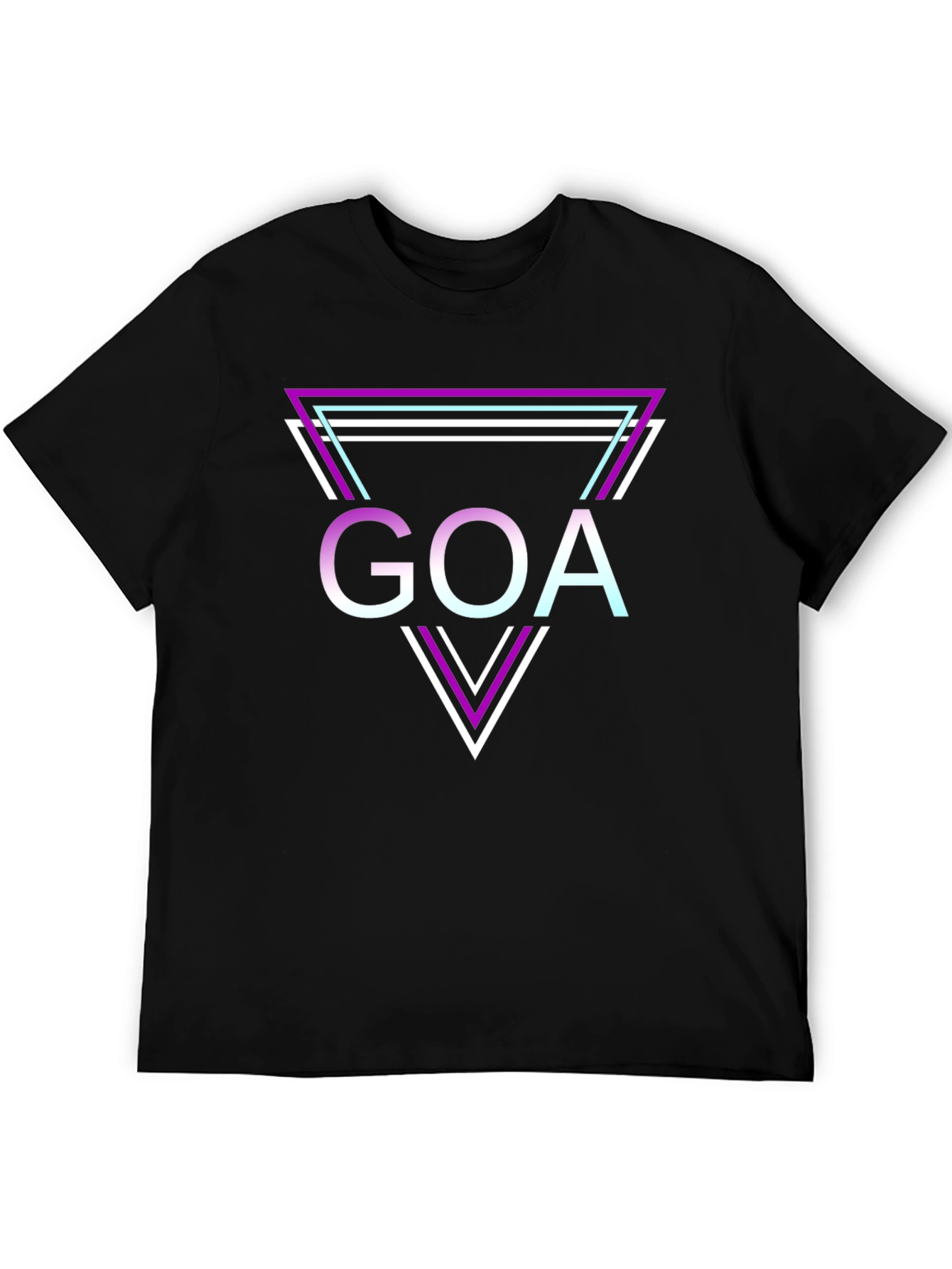 Goa Graphic Tee - Retro Triangle Design