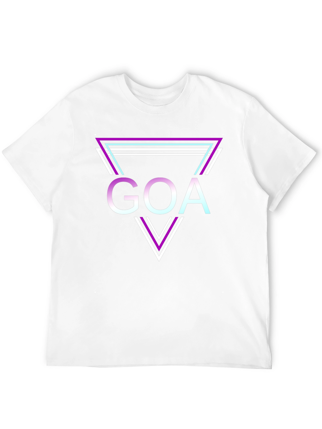 Goa Graphic Tee - Retro Triangle Design