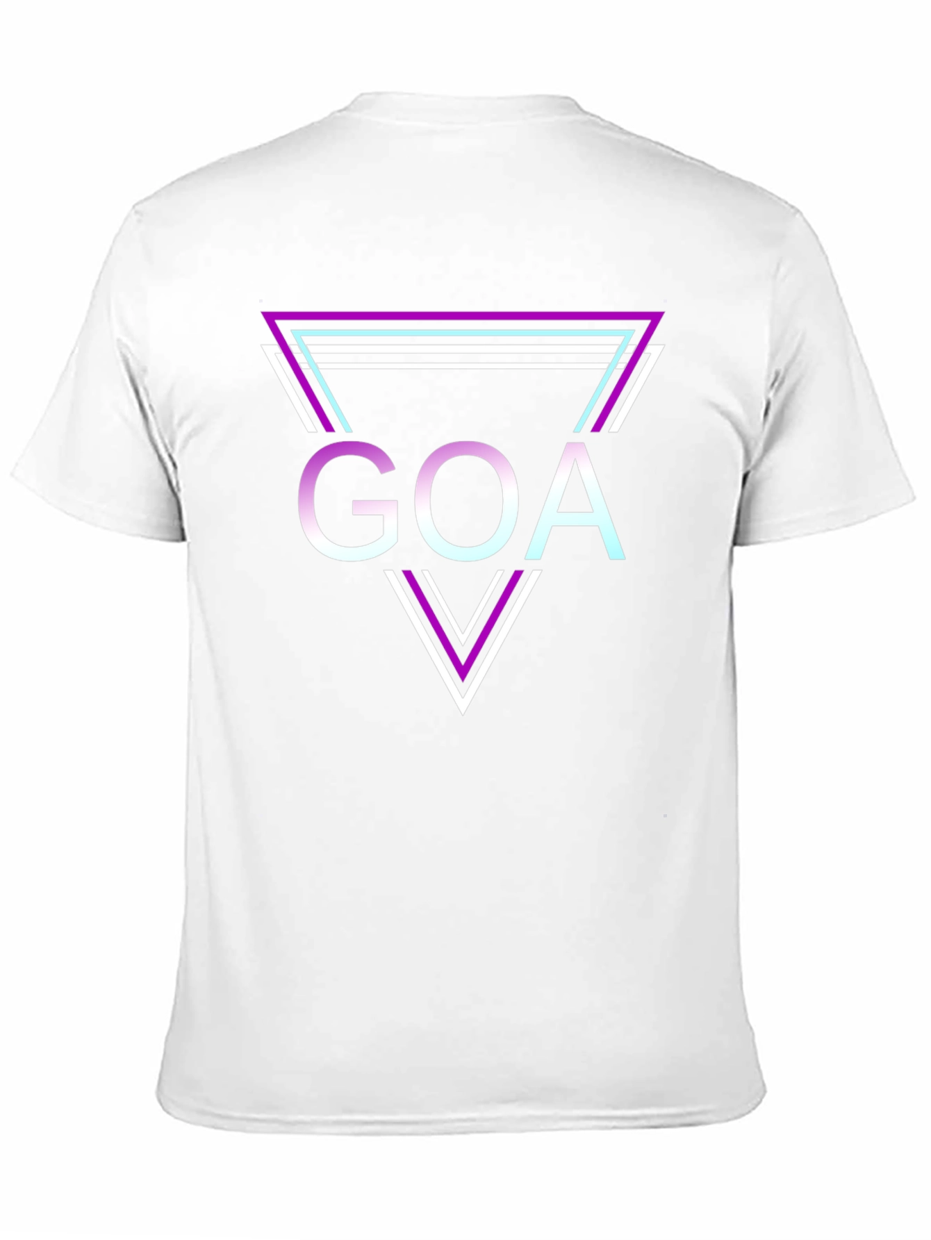Goa Graphic Tee - Retro Triangle Design