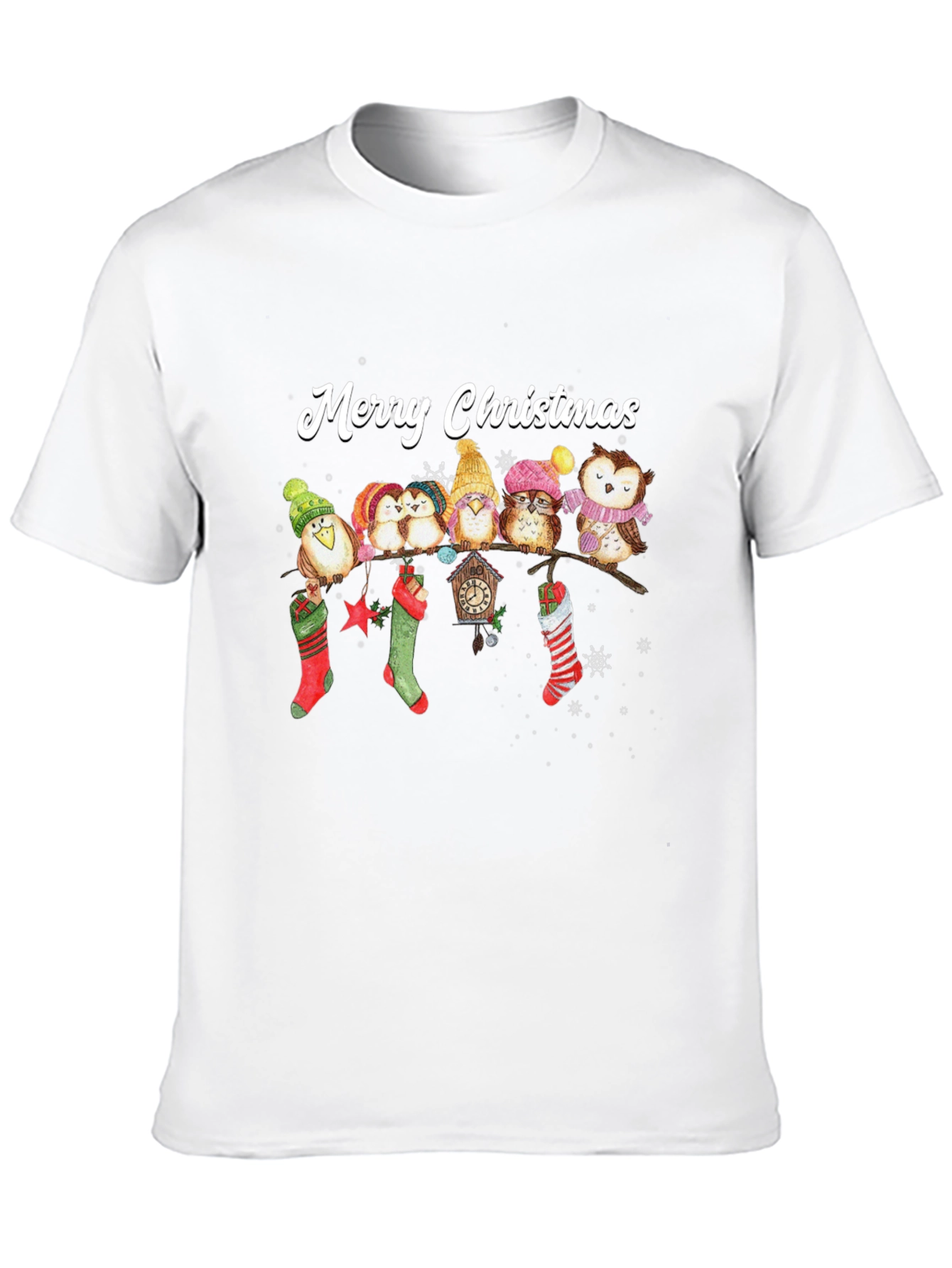 Merry Christmas Owl T-Shirt