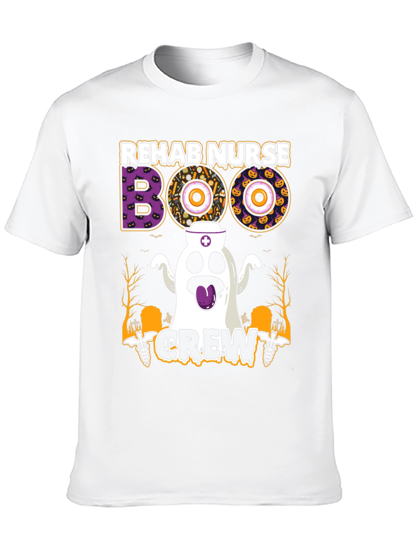 Rehab Nurse Boo Crew Halloween T-Shirt